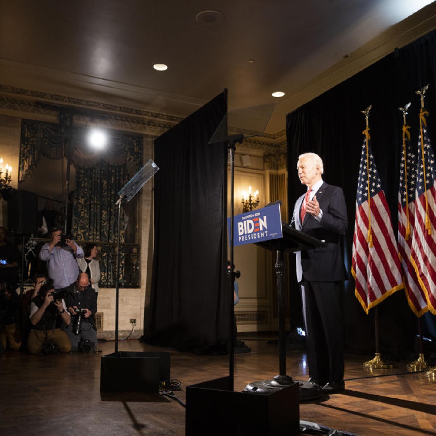 Joe Biden Delivers Remarks On Coronavirus