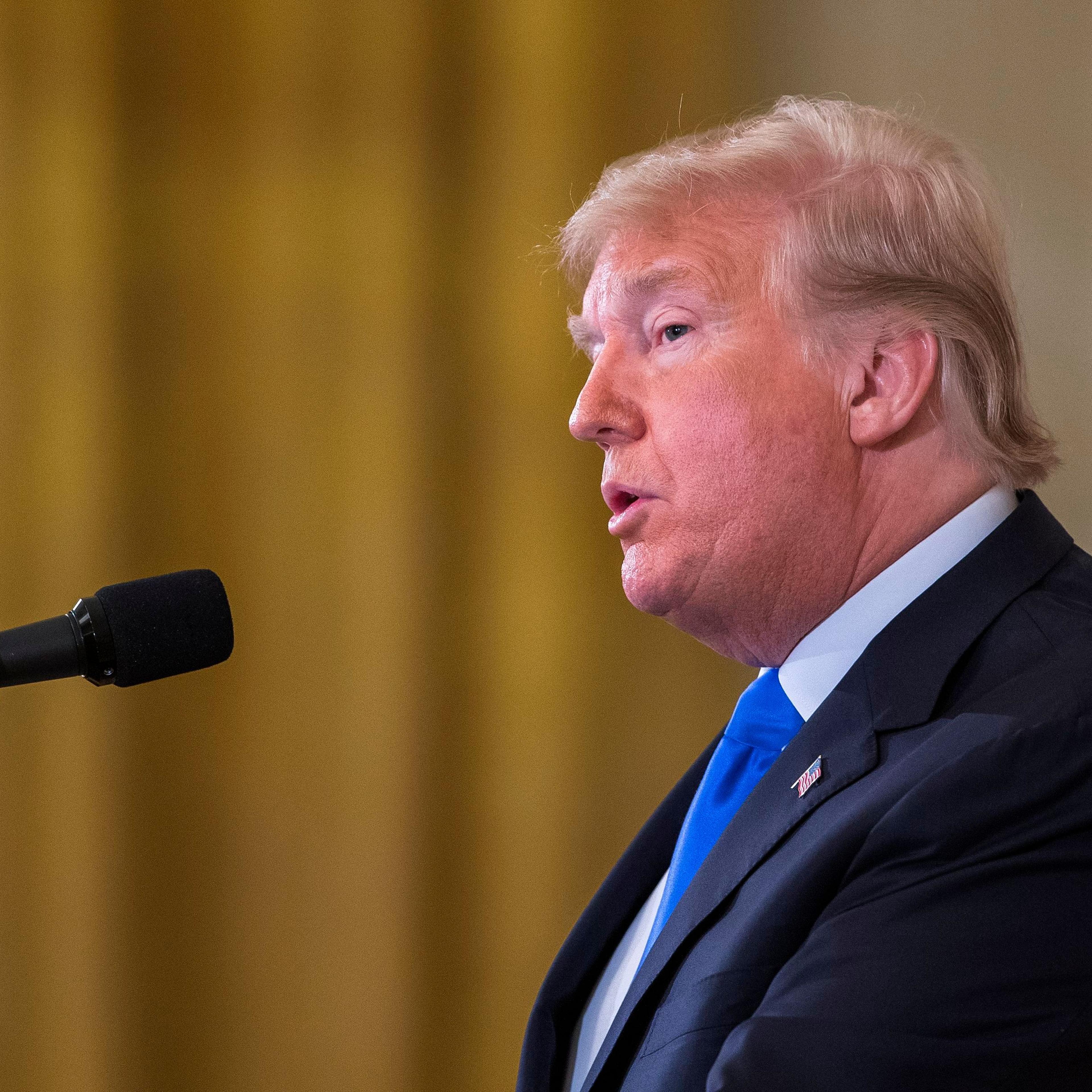 US President Donald J. Trump hosts post election press conference, Washington, USA - 07 Nov 2018