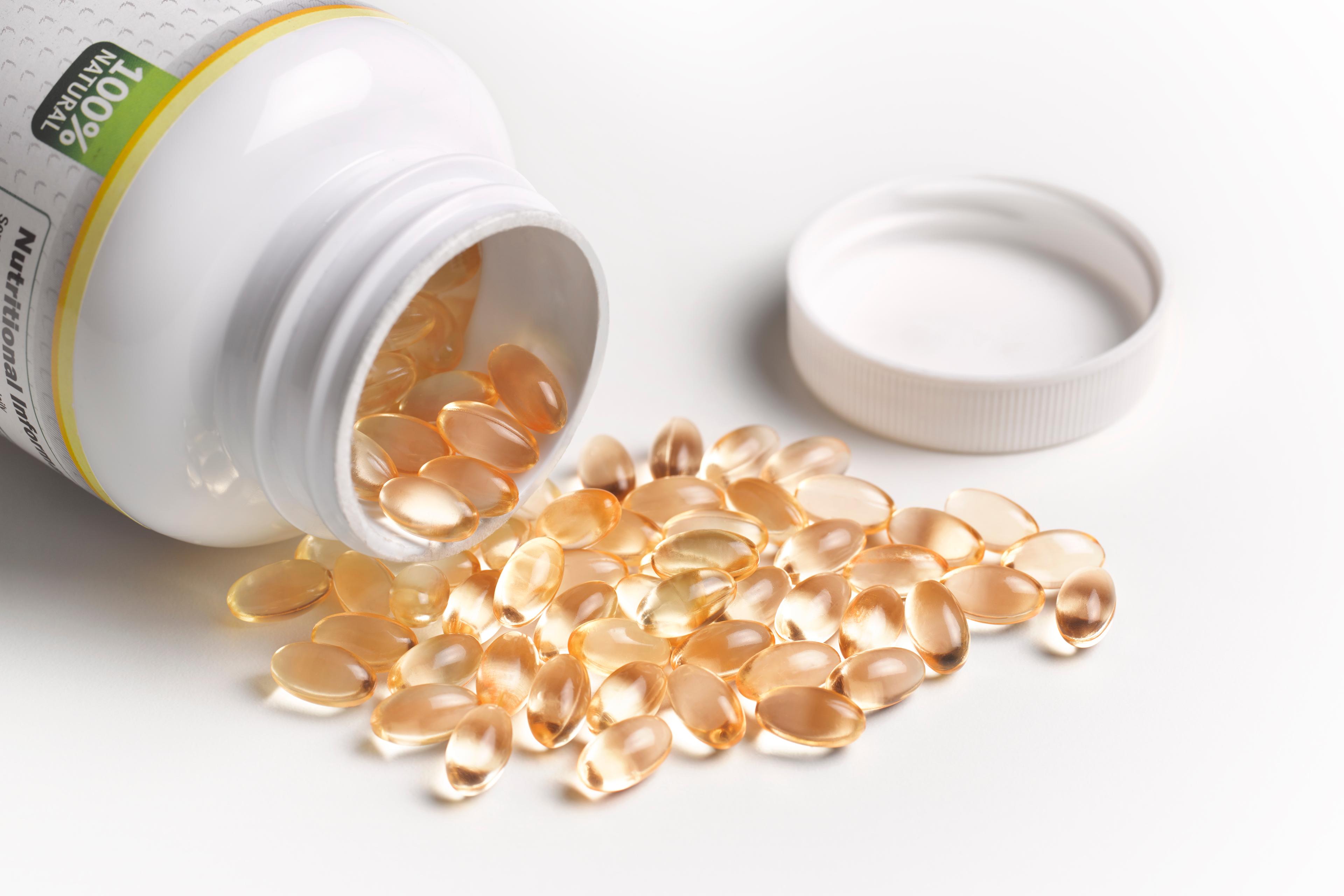 Vitamin D capsules