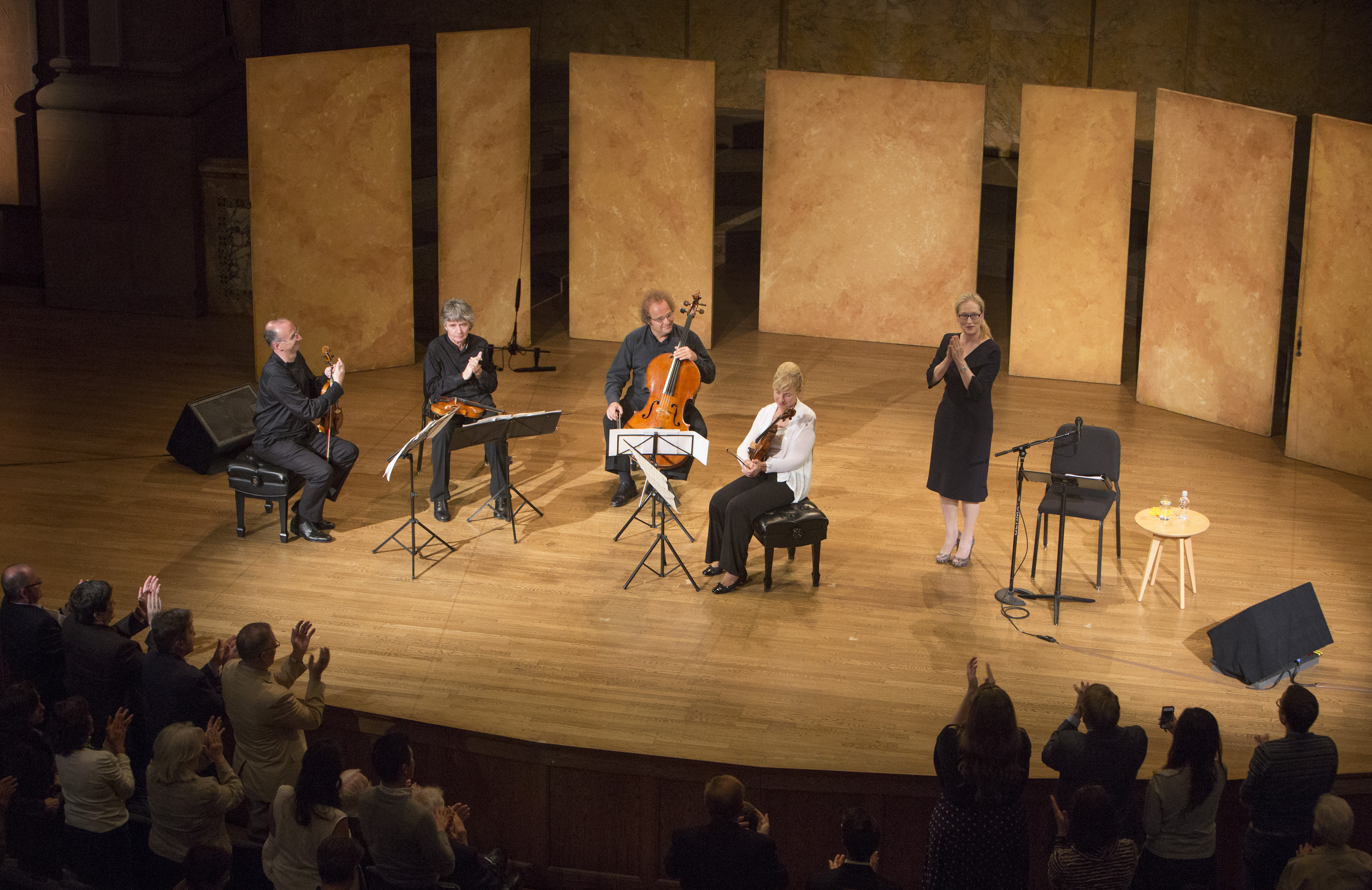 Meryl Streep and the Takacs String Quartet