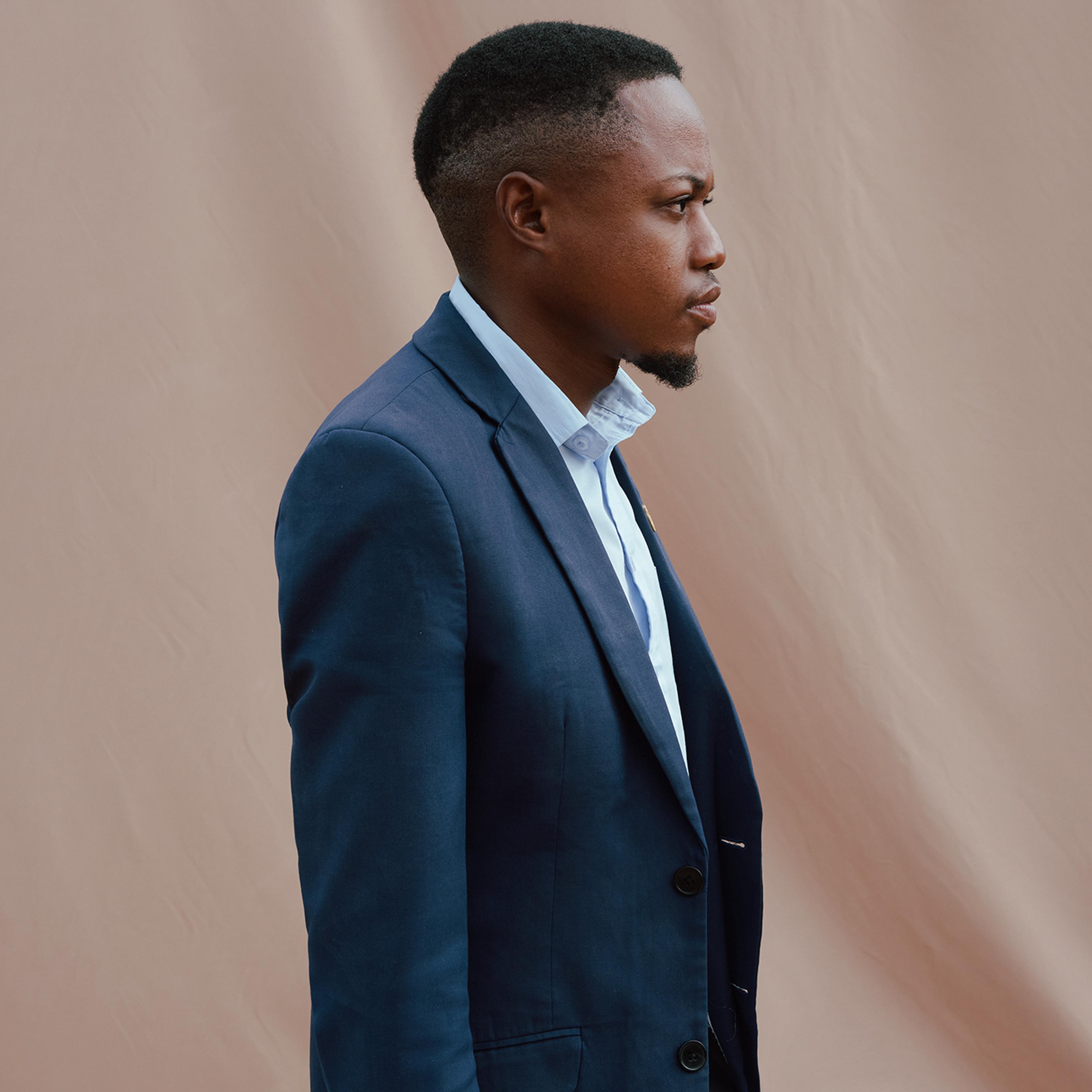 Daniel Motaung, a former Facebook content moderator employed by Sama, photographed near his home in South Africa on Feb. 11, 2022. Motaung alleges Sama wrongfully terminated him in 2019 while he was attempting to start a union.