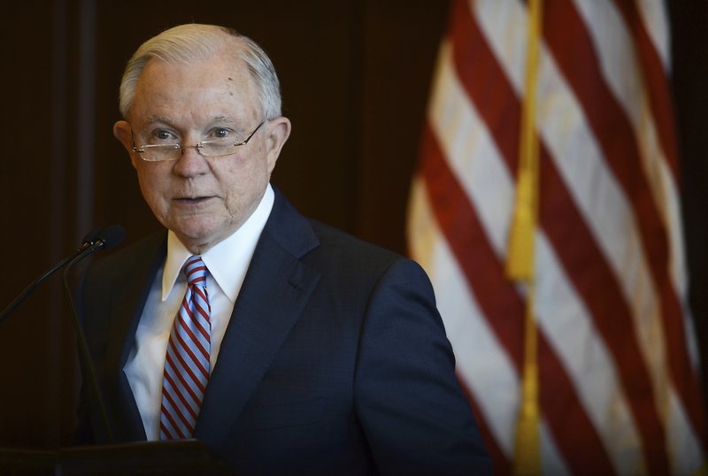 U.S. Attorney General Jeff Sessions speaks on immigration policy and law enforcement actions at Lackawanna College in downtown Scranton, Pa., on Friday, June 15, 2018. 
