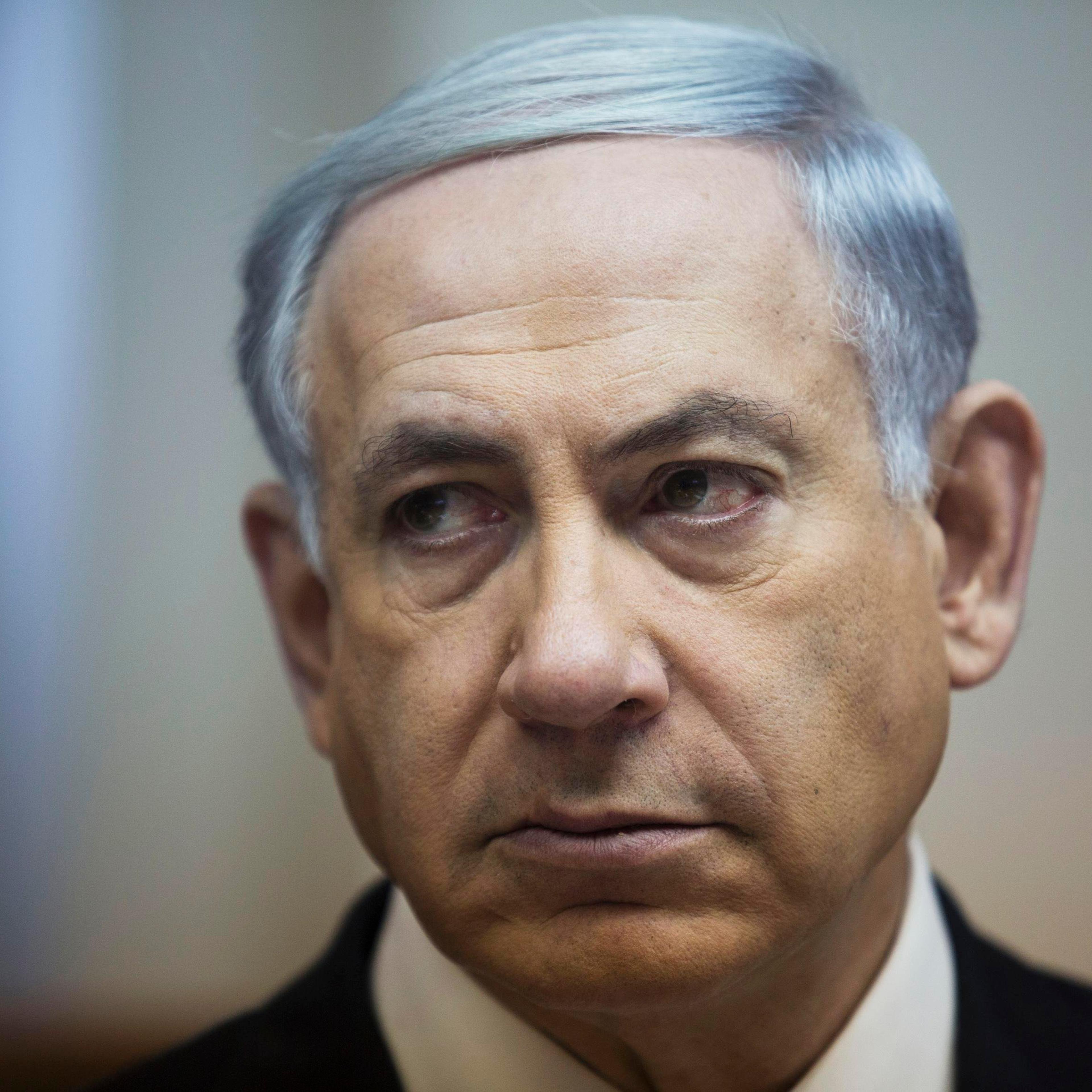 Israeli PM Netanyahu weekly cabinet meeting