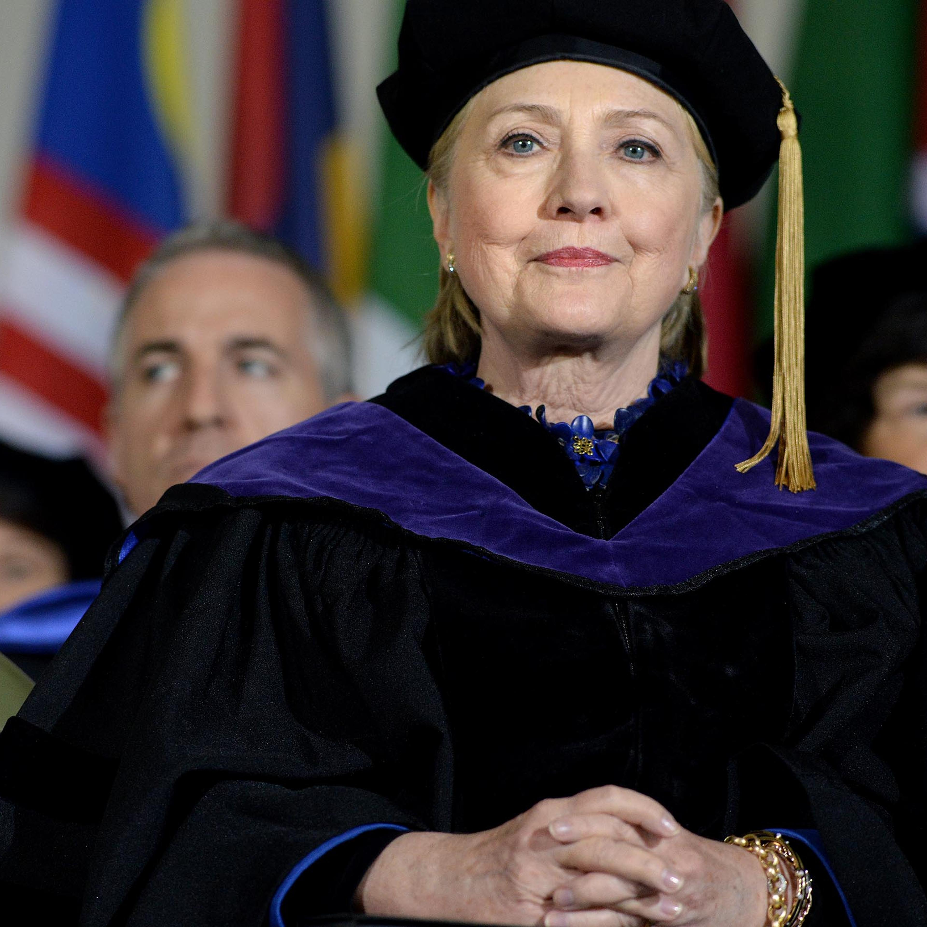 Hillary Clinton Delivers Commencement Address At Wellesley College