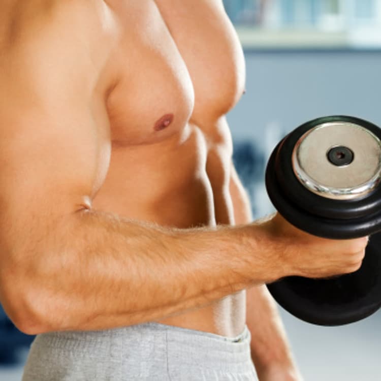 Man with weights