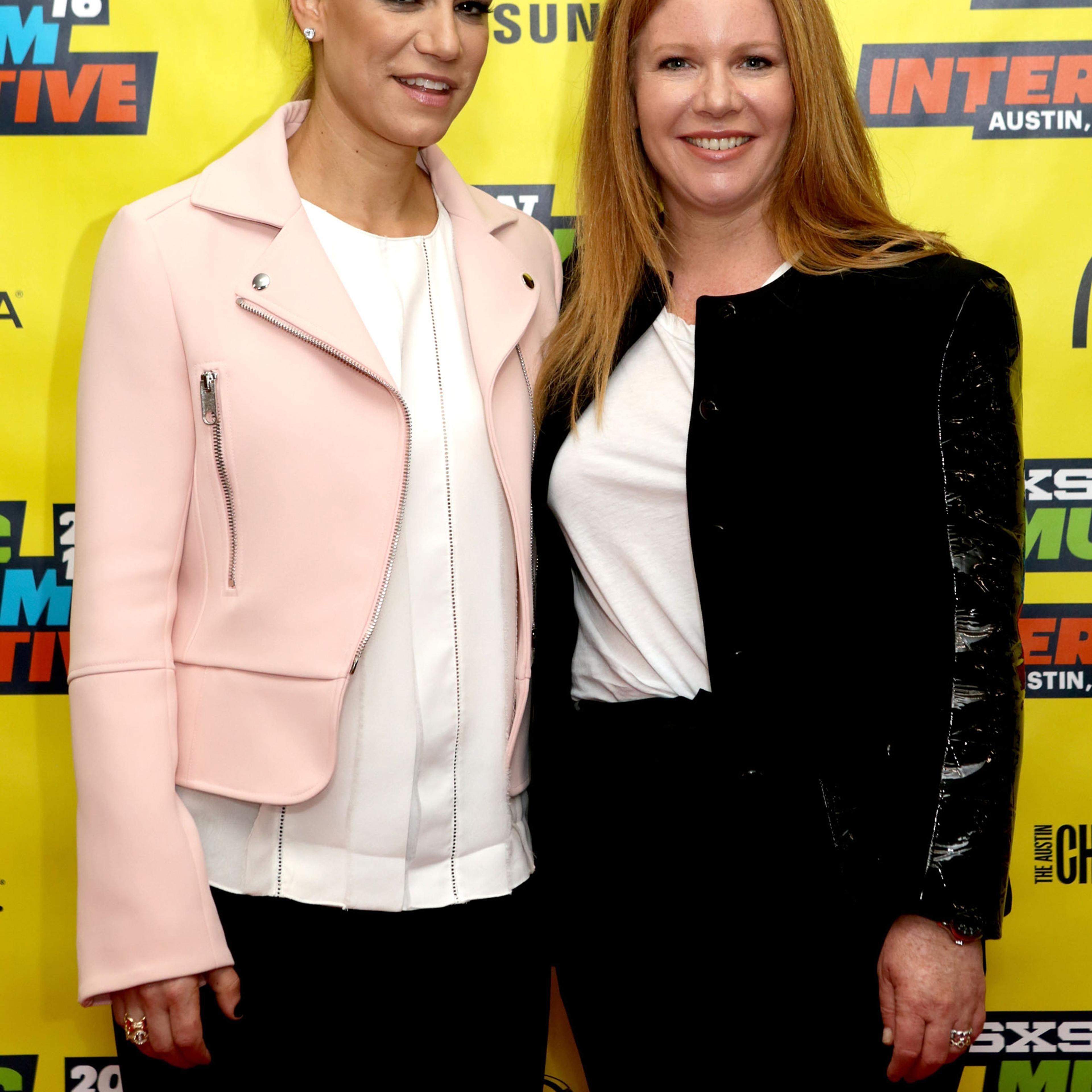 Julie Rice (L) and Elizabeth Cutler, Co-Founders and Chief Creative Officers of SoulCycle attend 'Creating a Movement: The Story of Soul Cycle' during the 2016 SXSW Music, Film + Interactive Festival at Austin Convention Center on March 15, 2016 in Austi