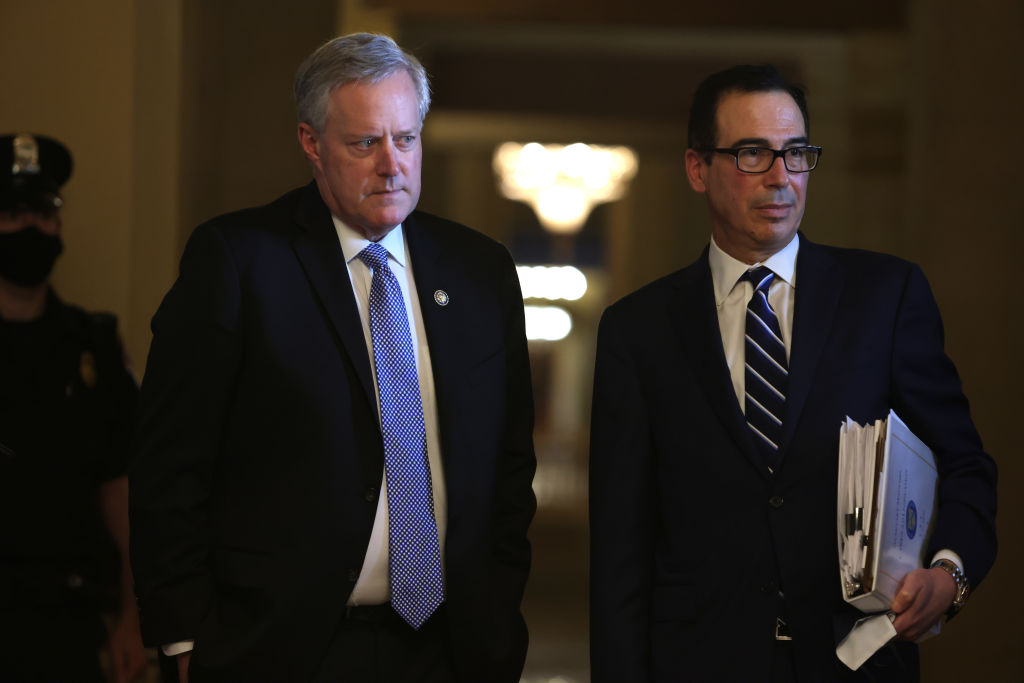 Negotiations Over Second Coronavirus Relief Bill Continue On The Hill