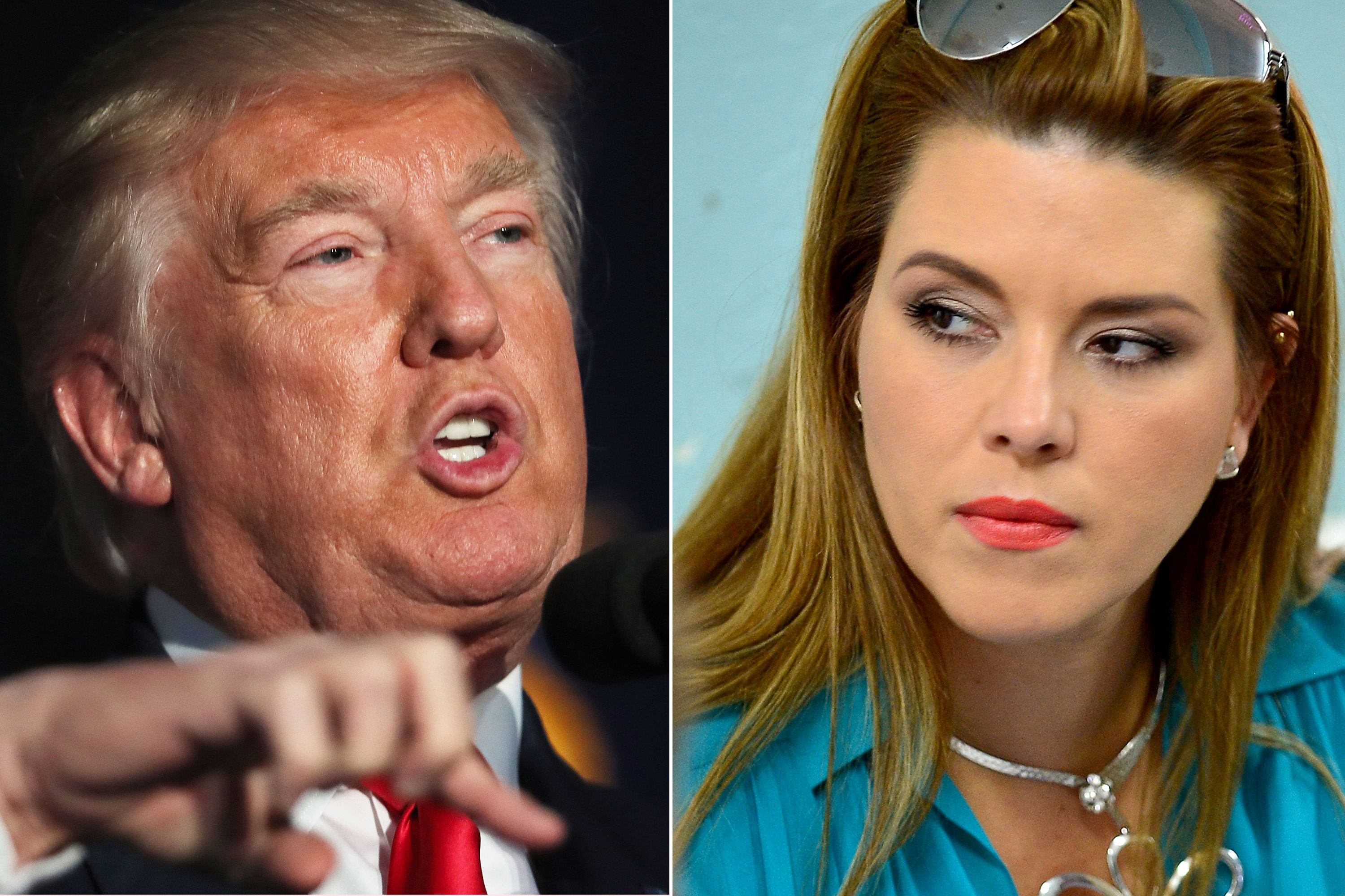 Donald Trump and Alicia Machado