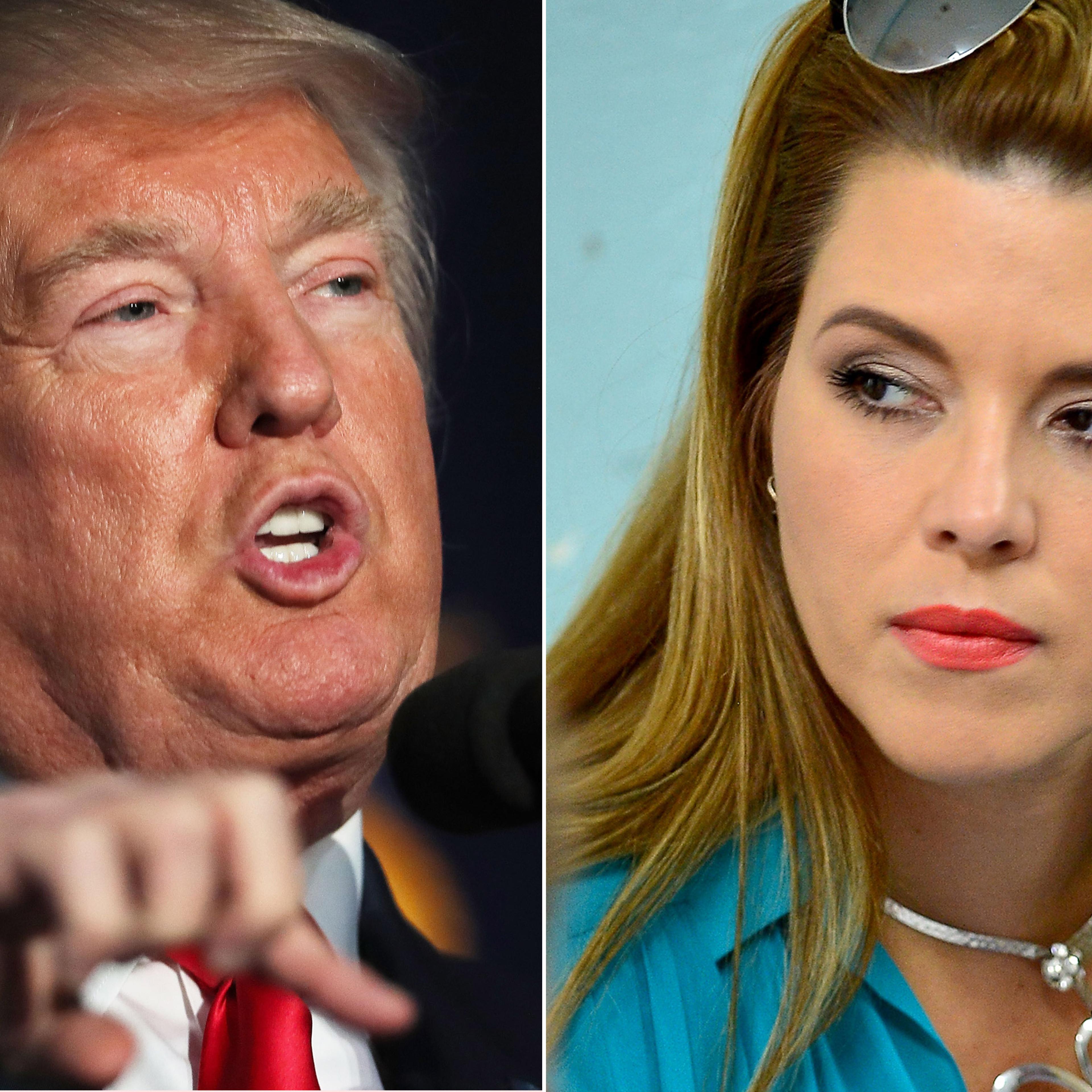Donald Trump and Alicia Machado