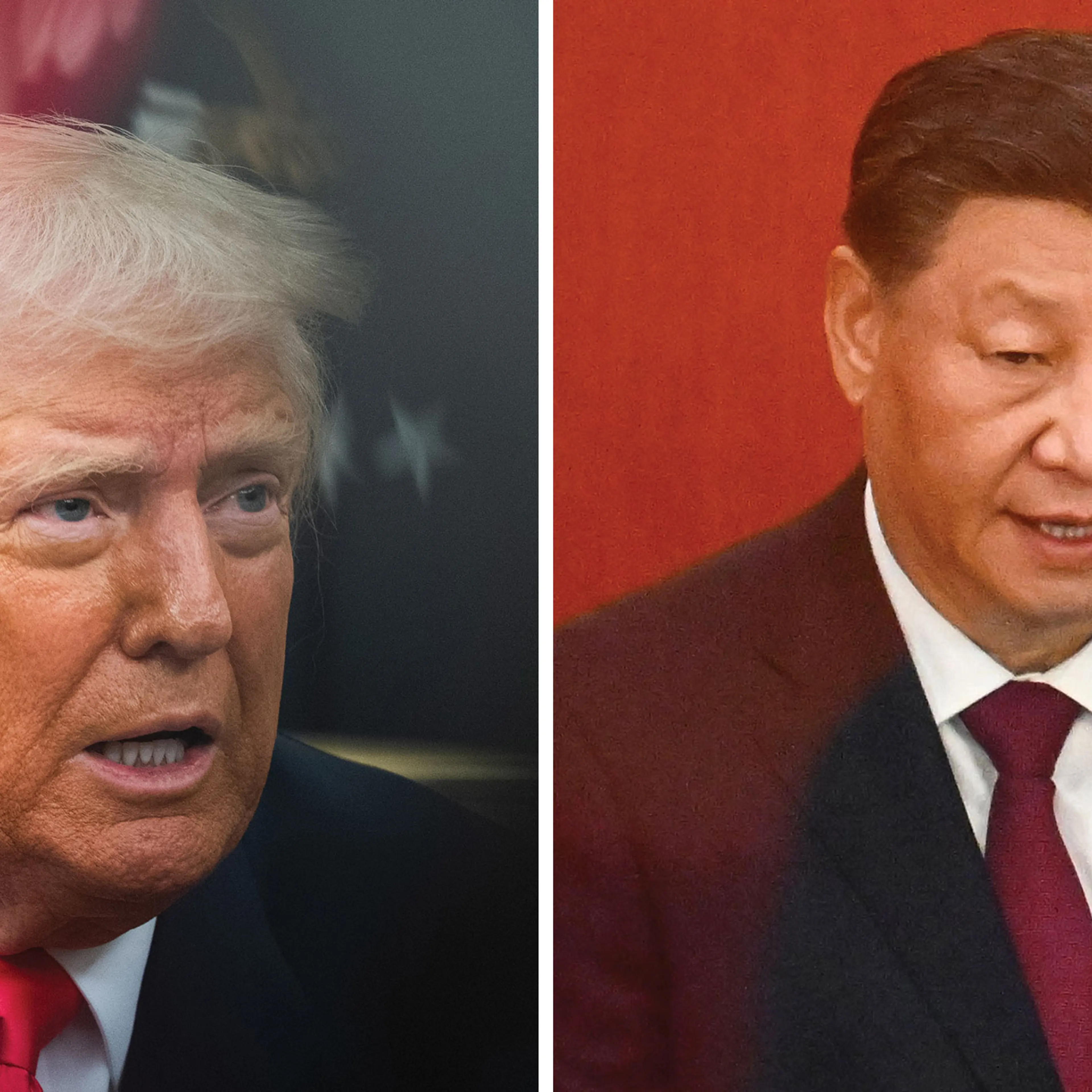 Donald trump paired with Xi Jinping