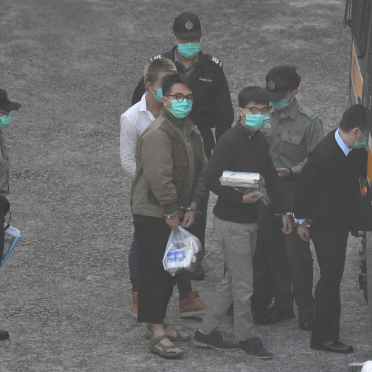 Hong Kong Joshua Wong Court Case Sentencing