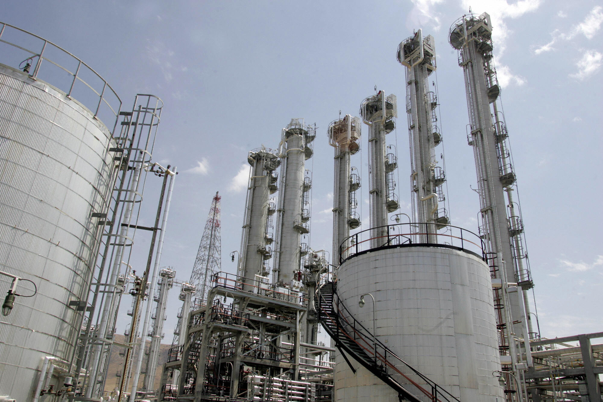 One of the heavy water plants in Arak, Iran.
