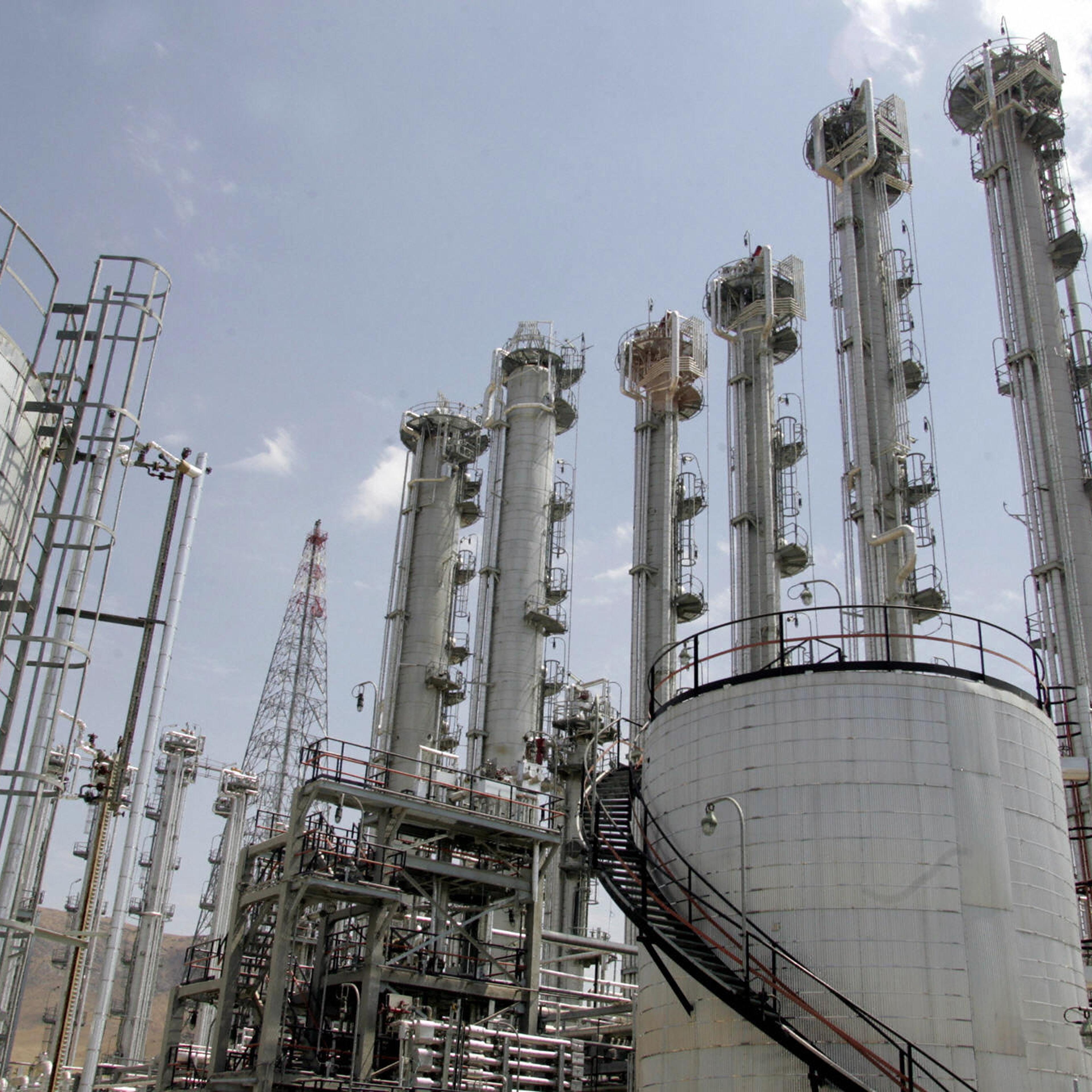 One of the heavy water plants in Arak, Iran.