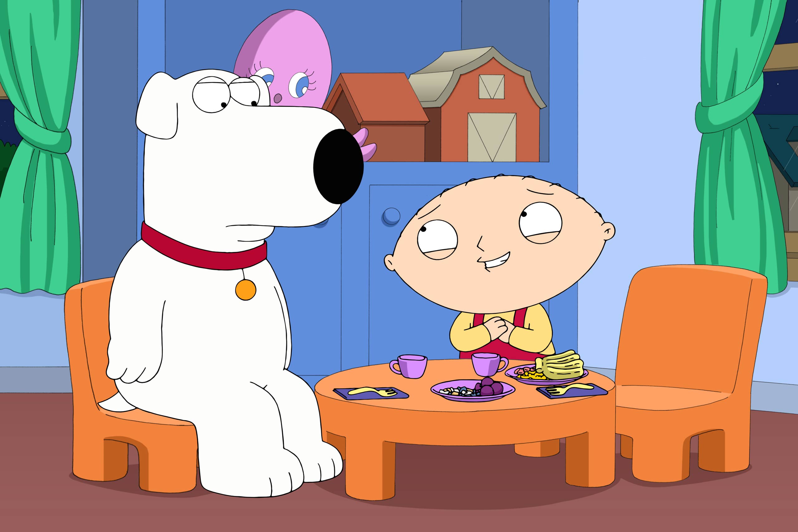 Brian and Stewie in Family Guy