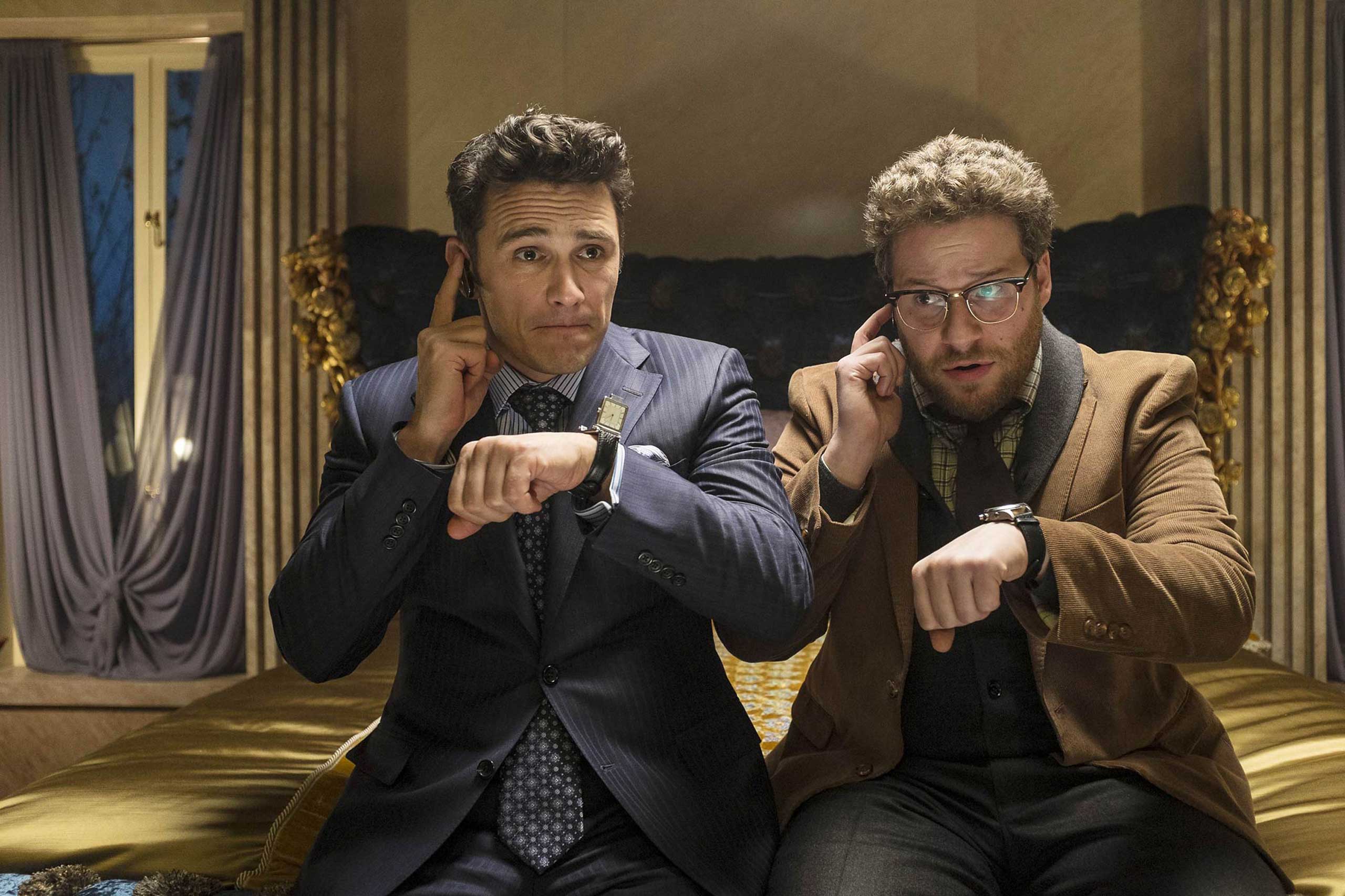 James Franco and Seth Rogen