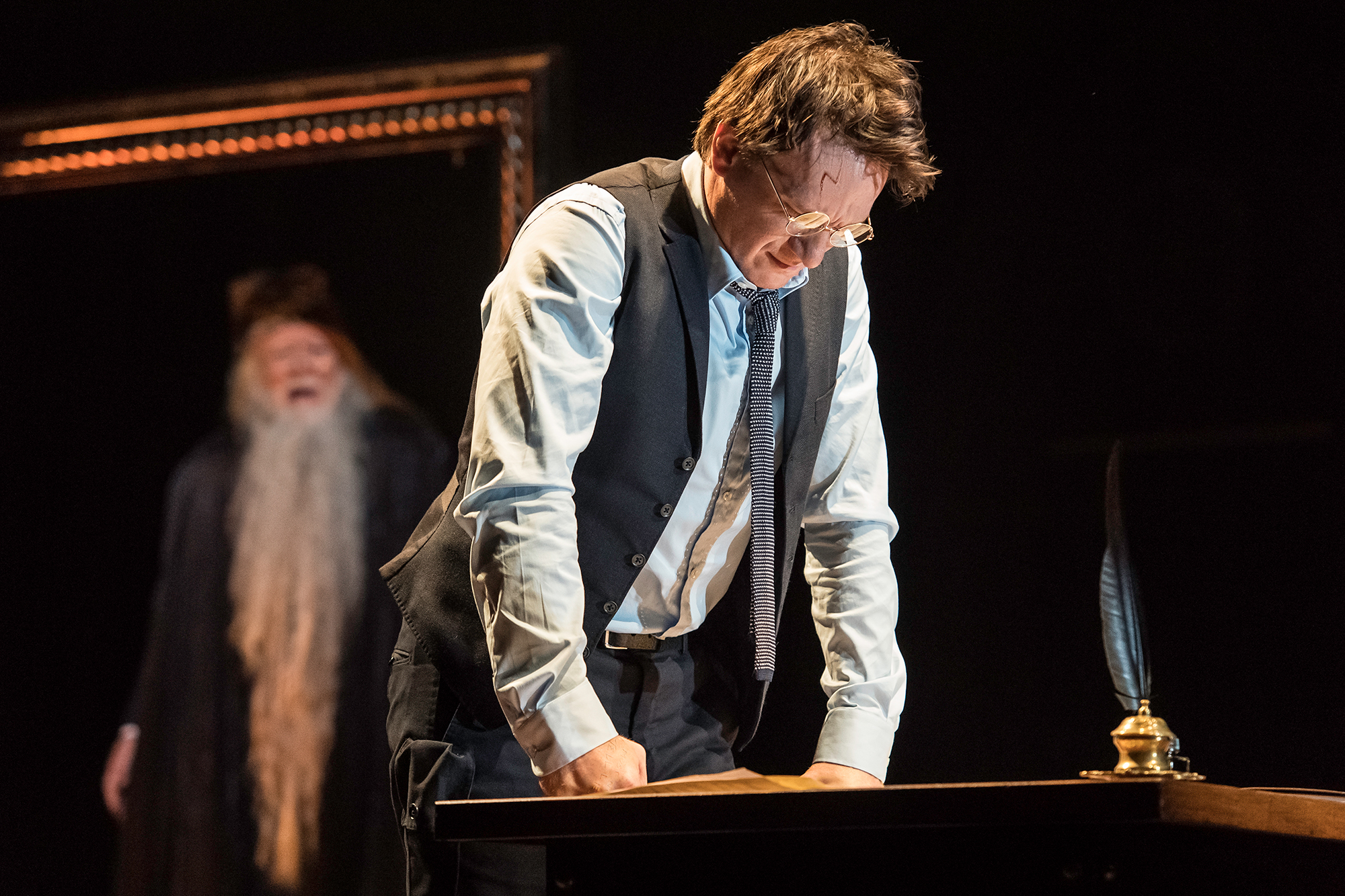Jamie Parker as Harry Potter in Harry Potter and the Cursed Child.