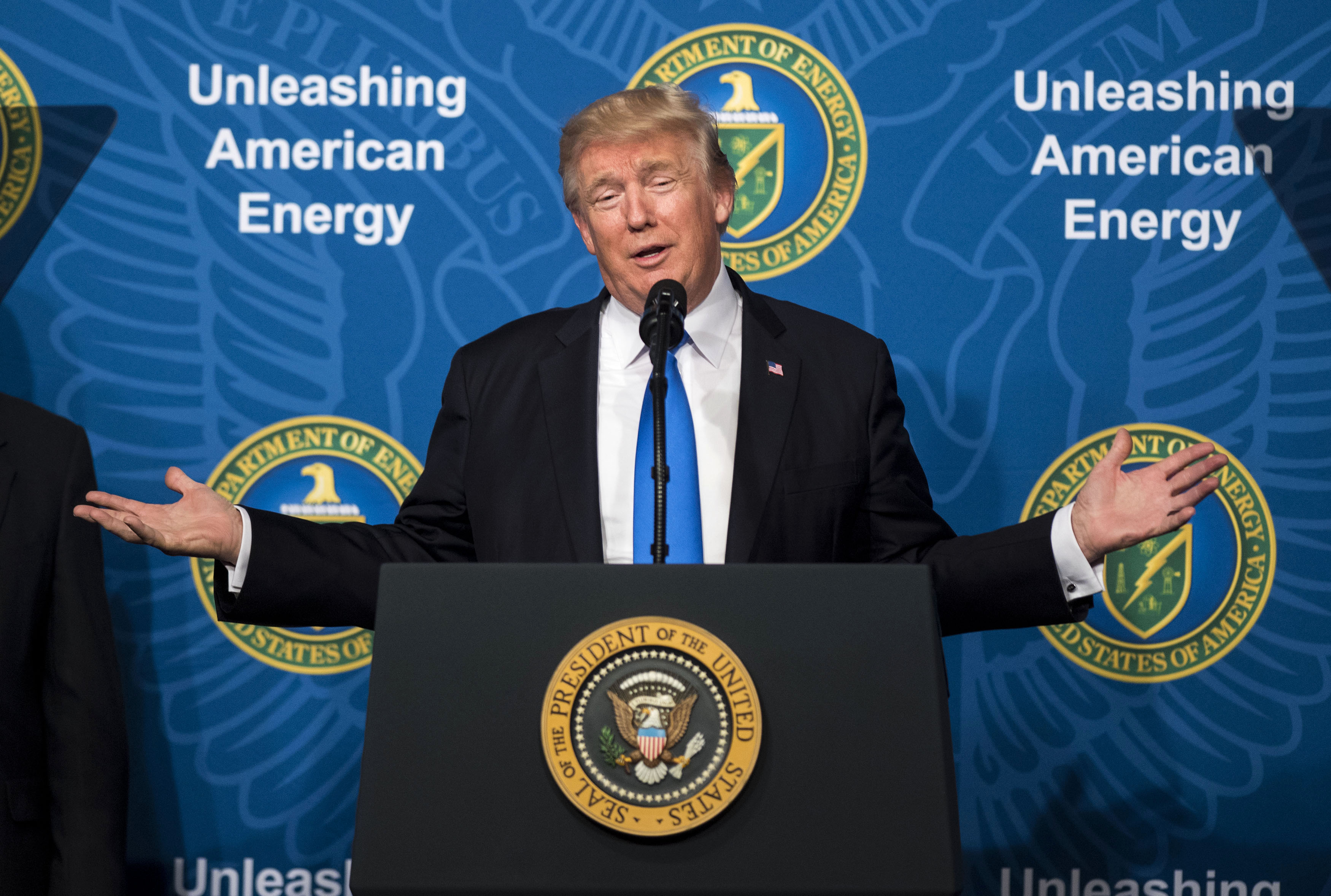 President Trump Speaks At Unleashing American Energy Event At Department Of Energy