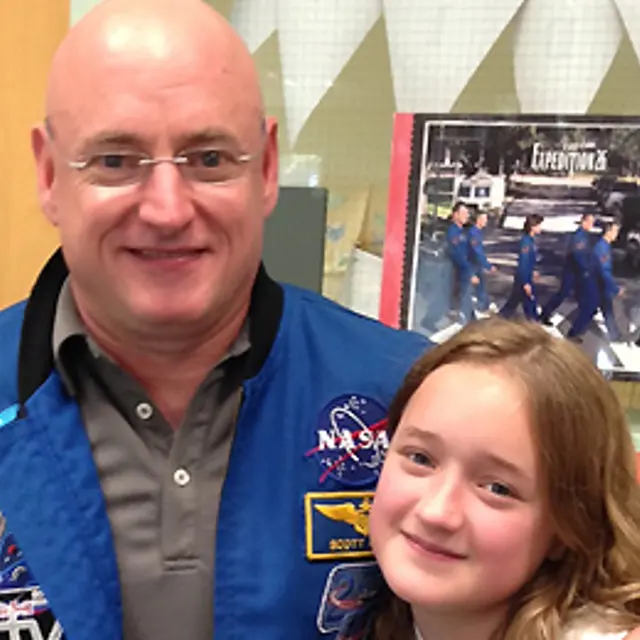 Scott Kelly and Charlotte Kelly