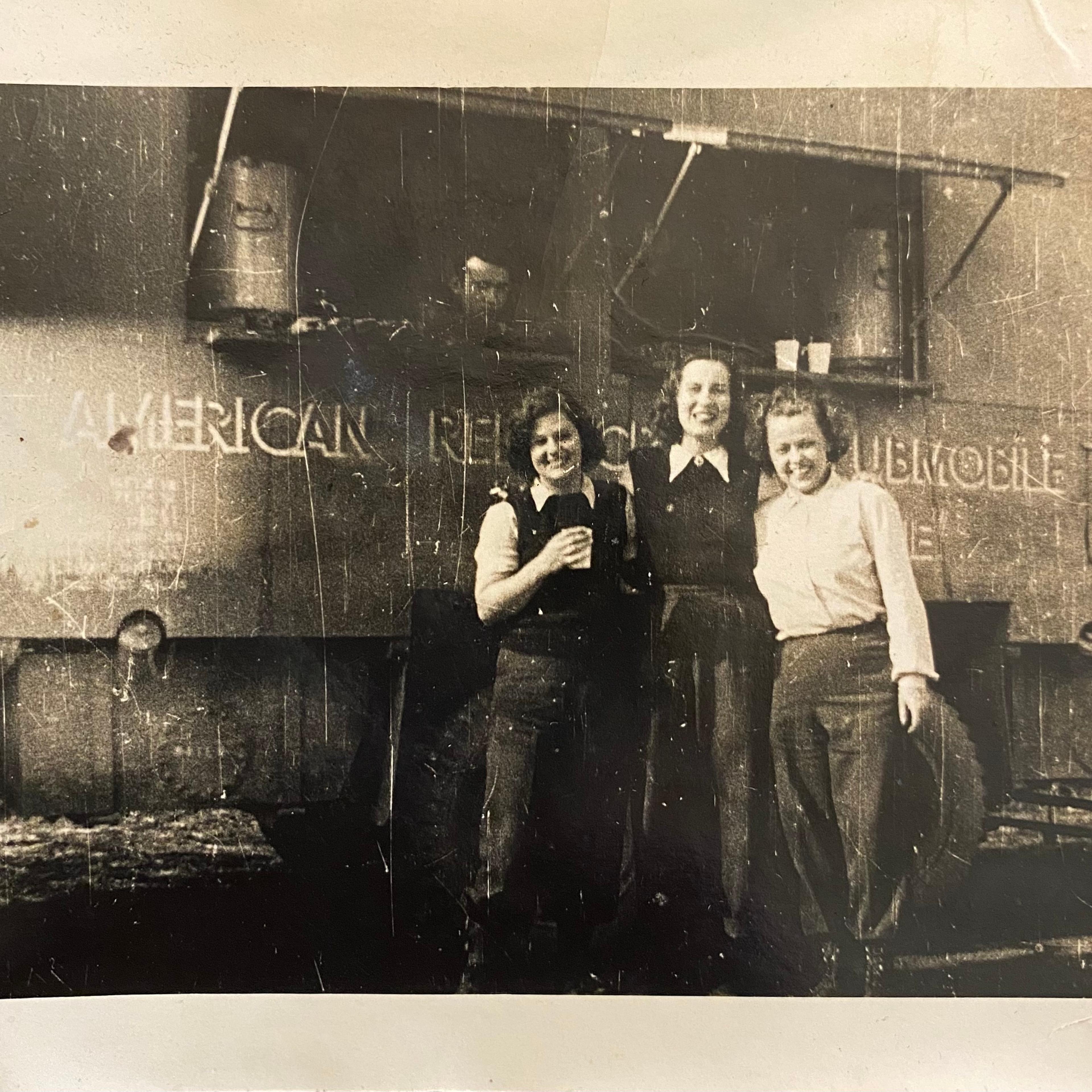The author's mother and 2
