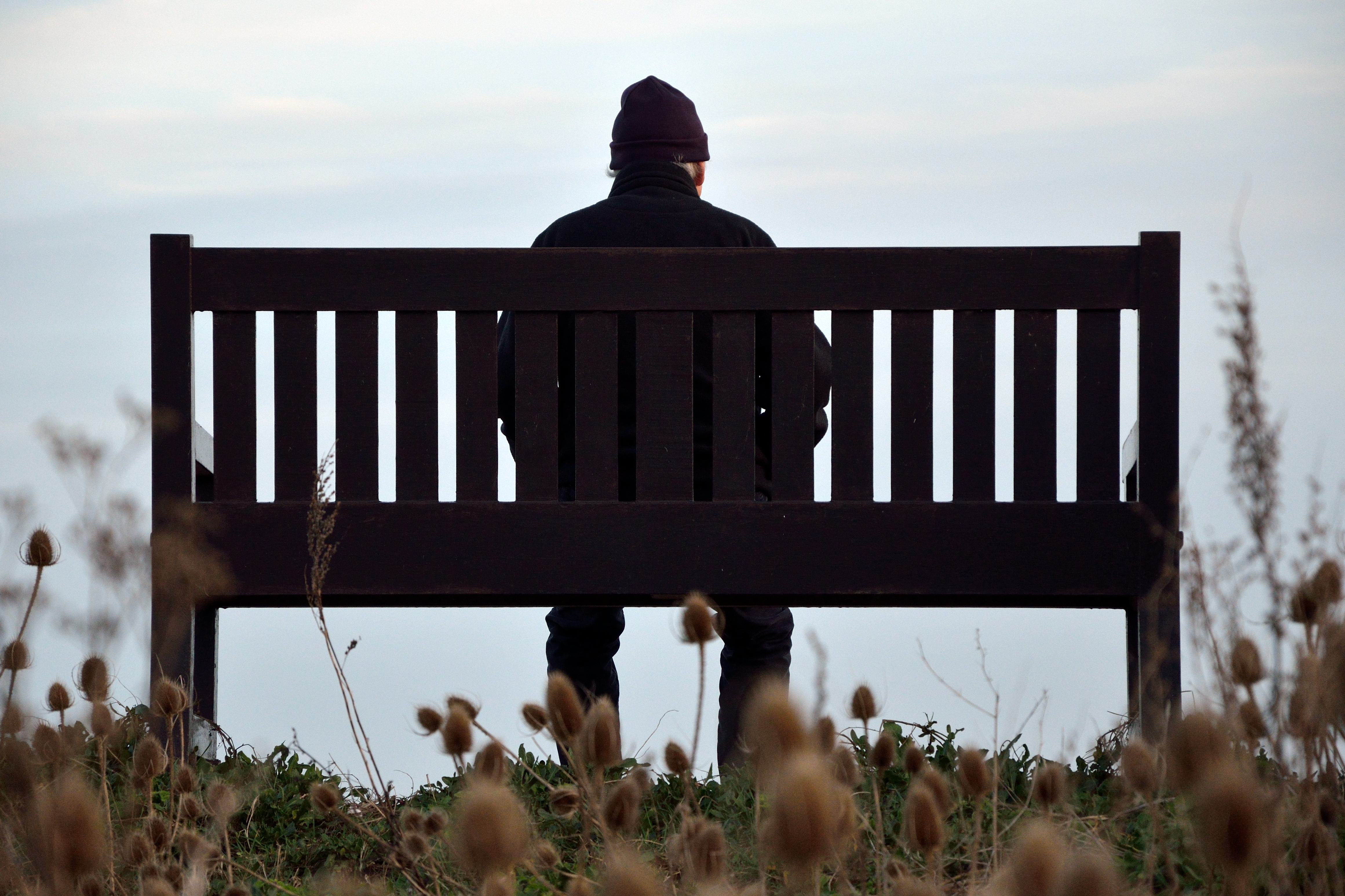 lonely-man-on-bench