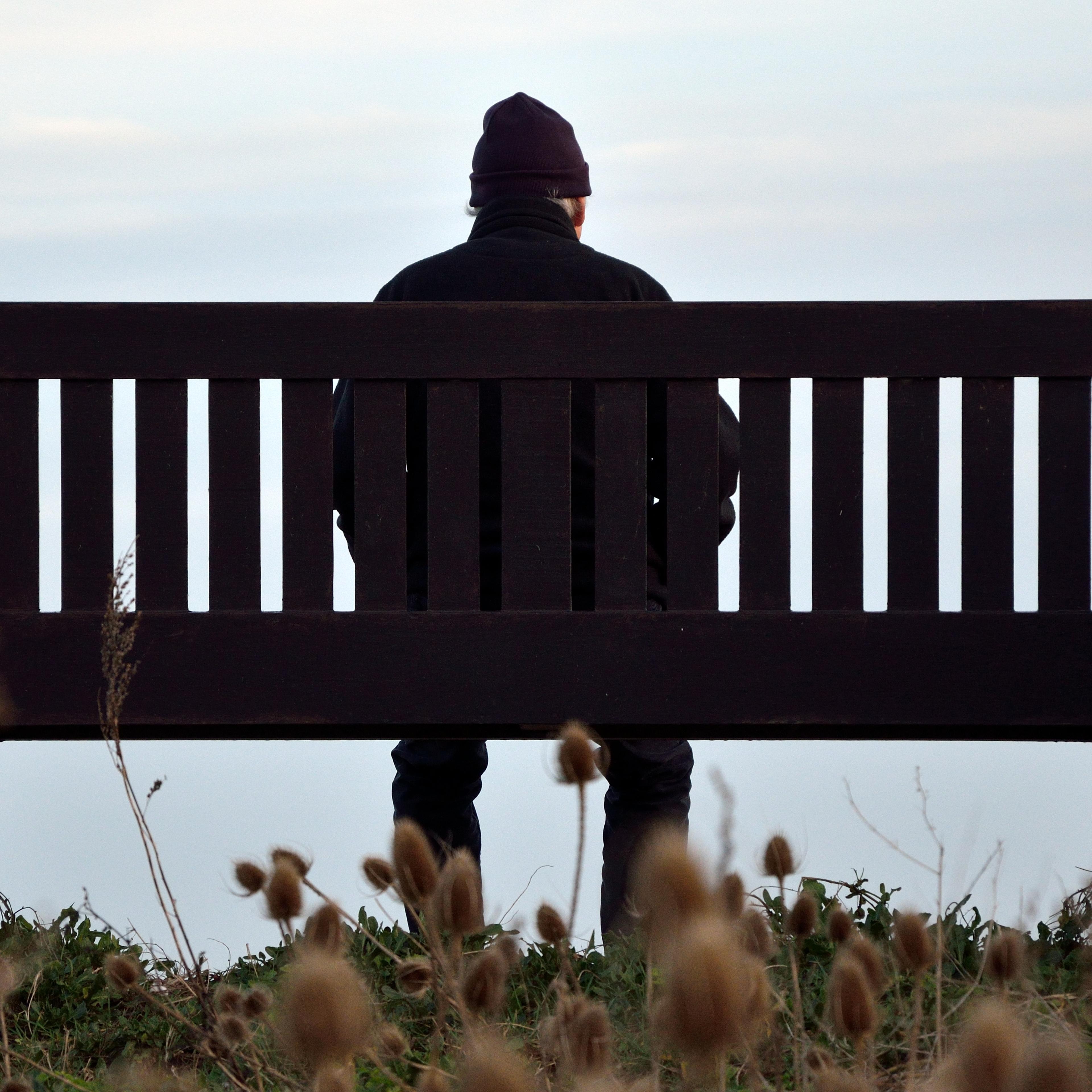 lonely-man-on-bench