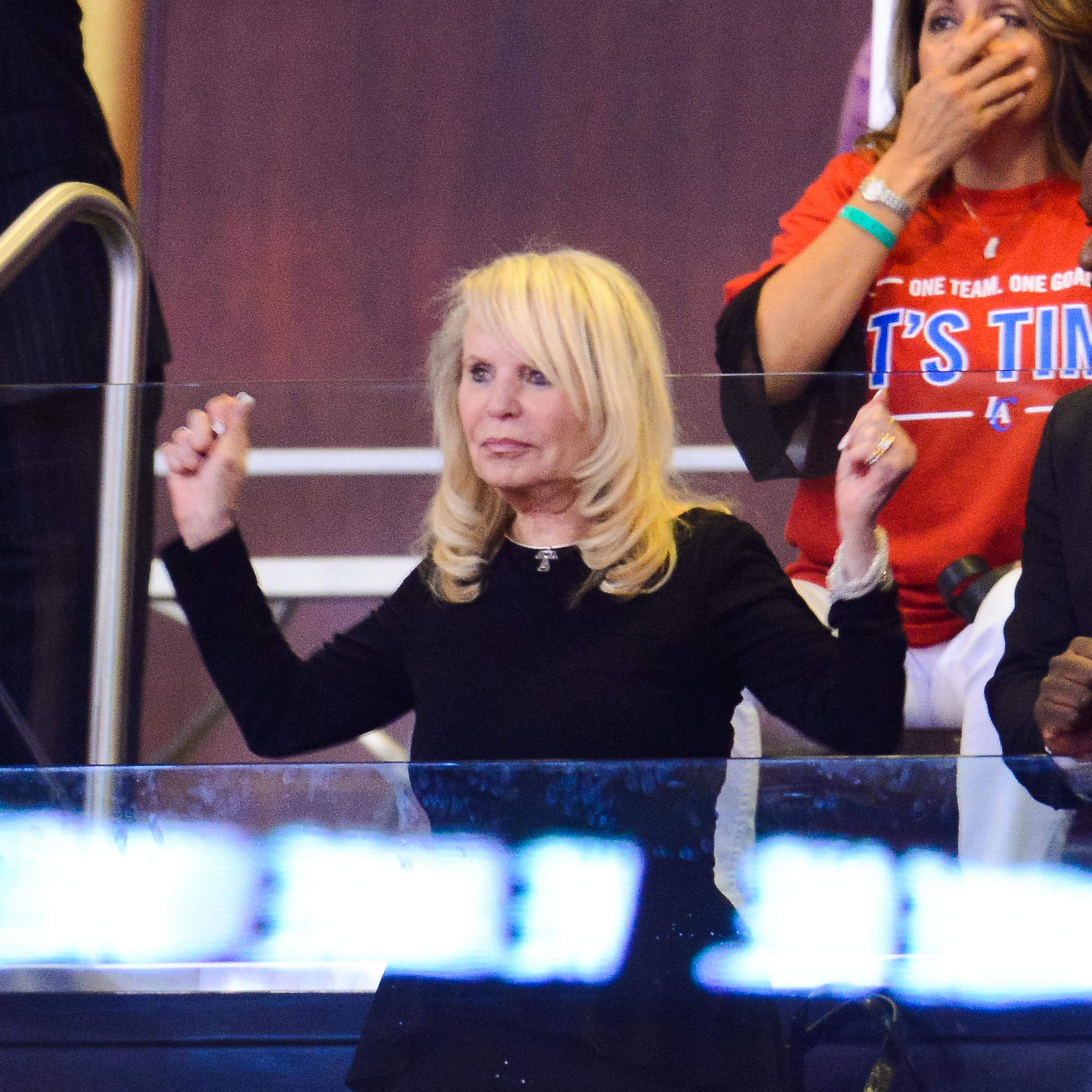 Celebrities At The Los Angeles Clippers Game