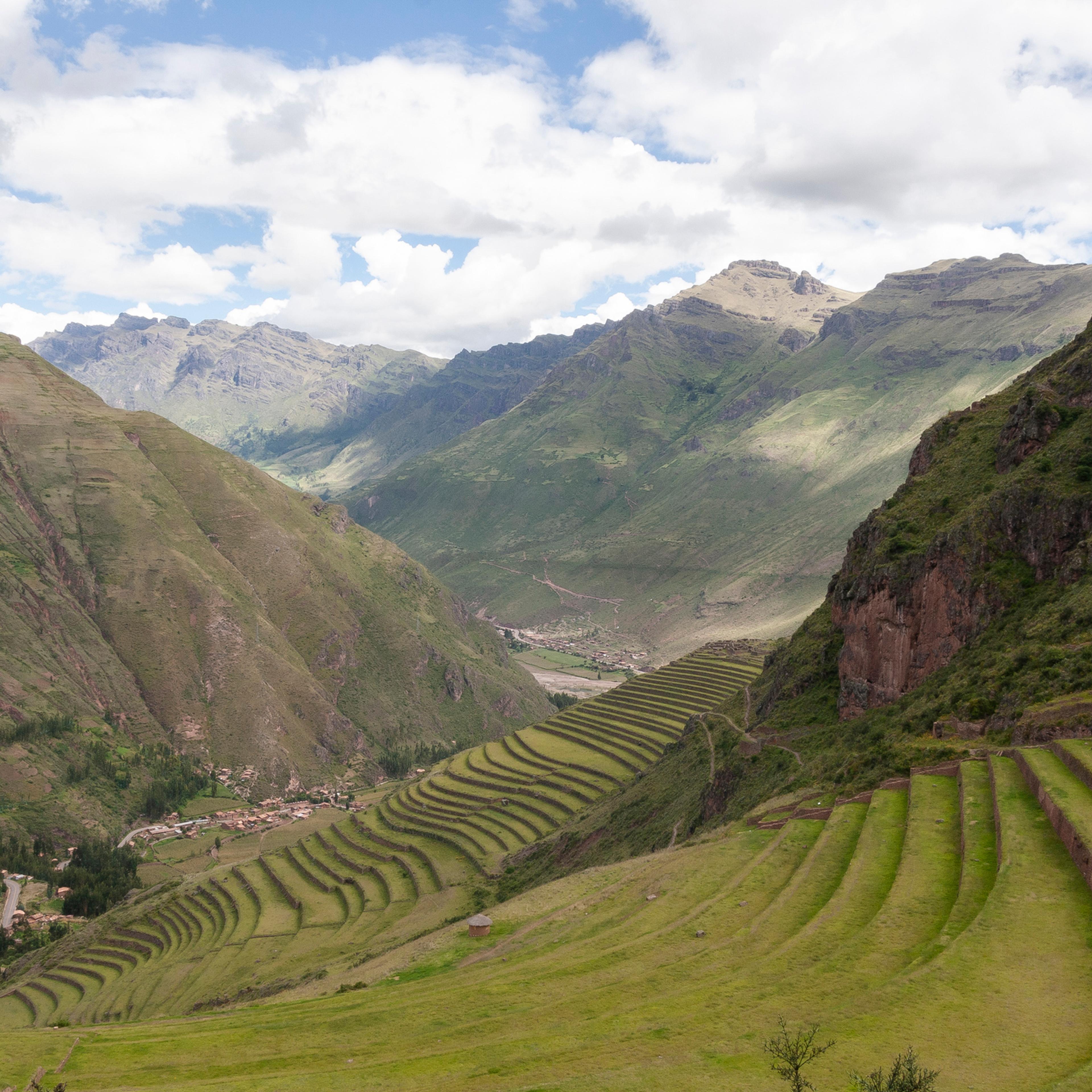 Crop terraces in Peru