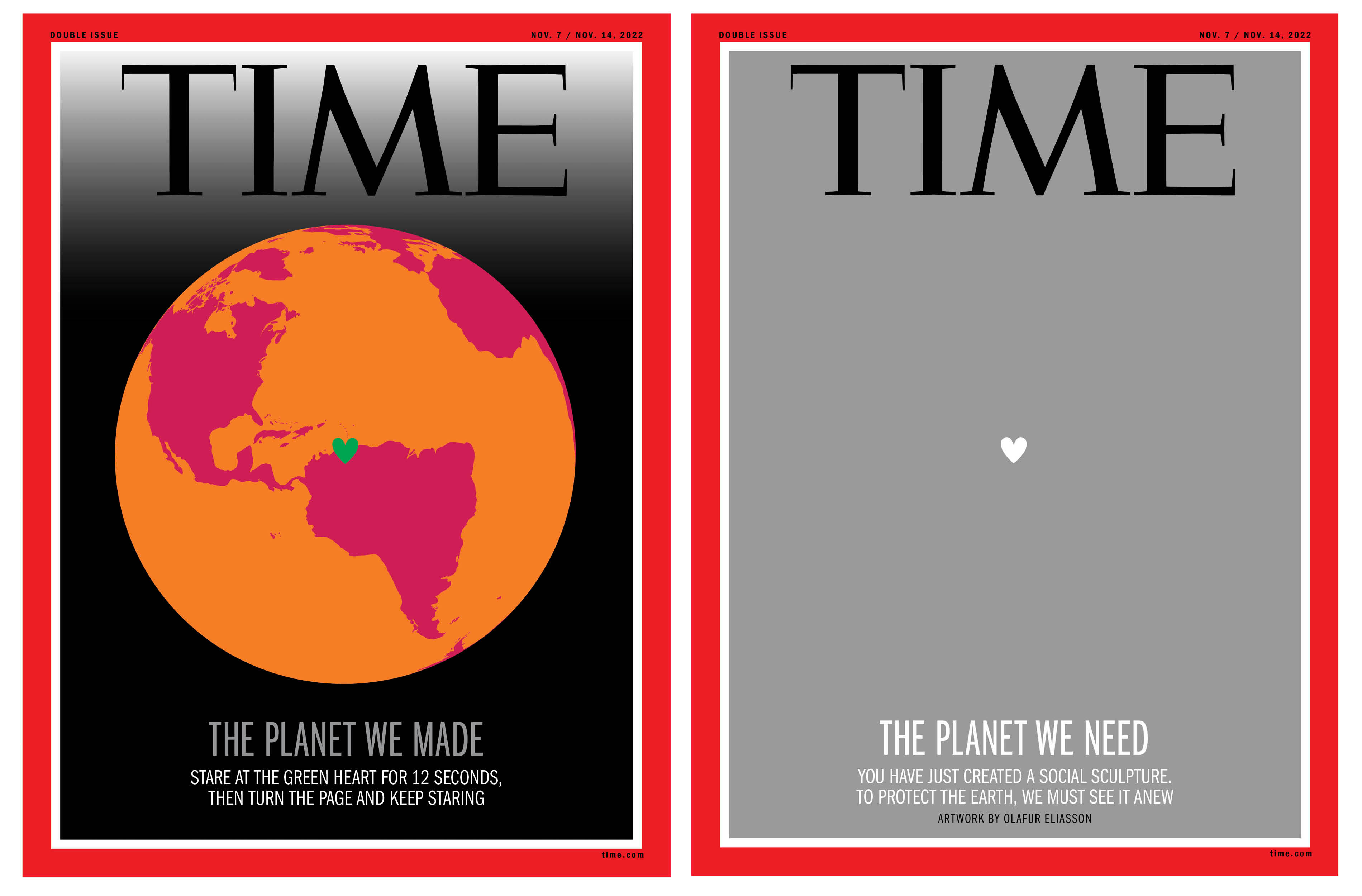 Climate Change Olafur Eliasson Time Magazine cover