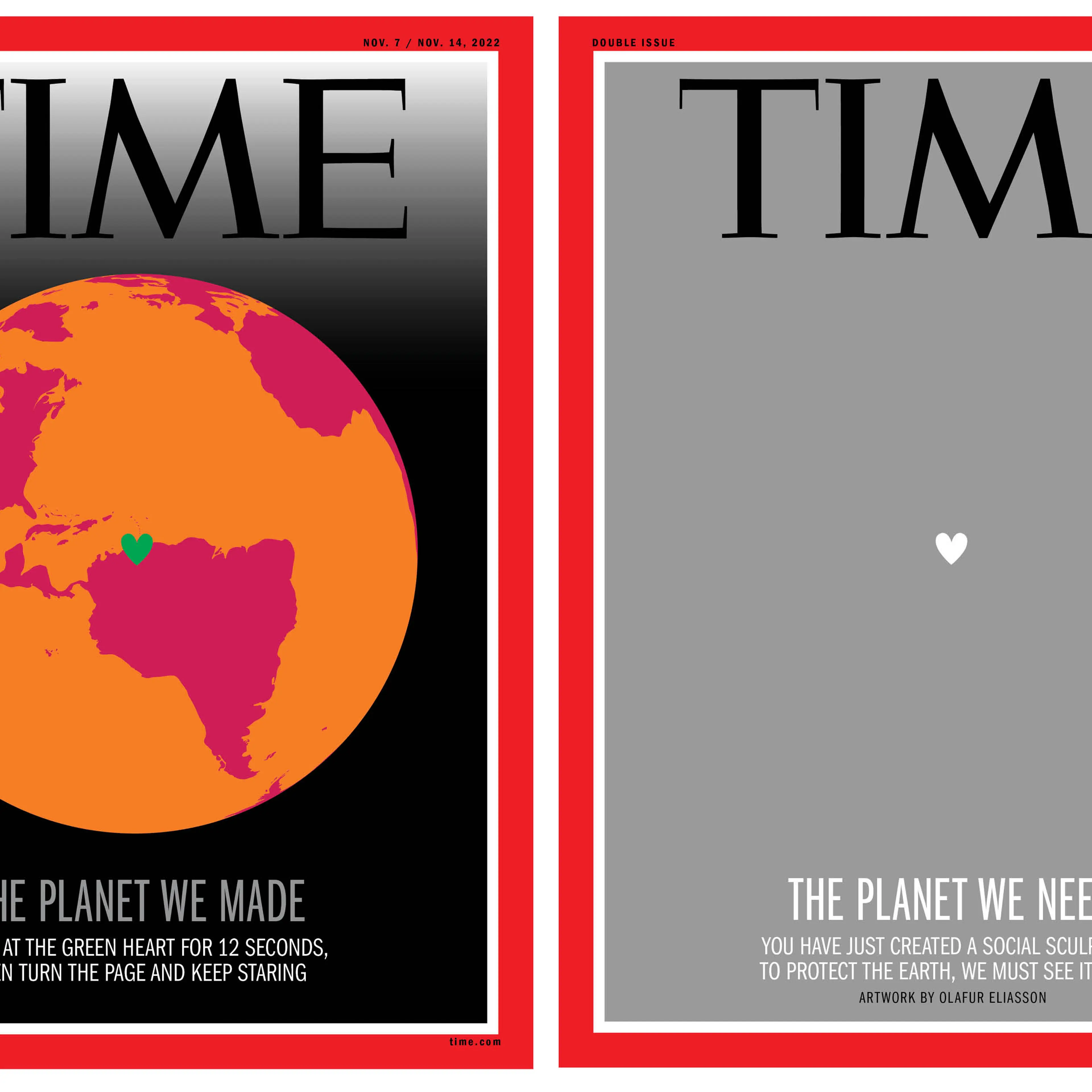 Climate Change Olafur Eliasson Time Magazine cover