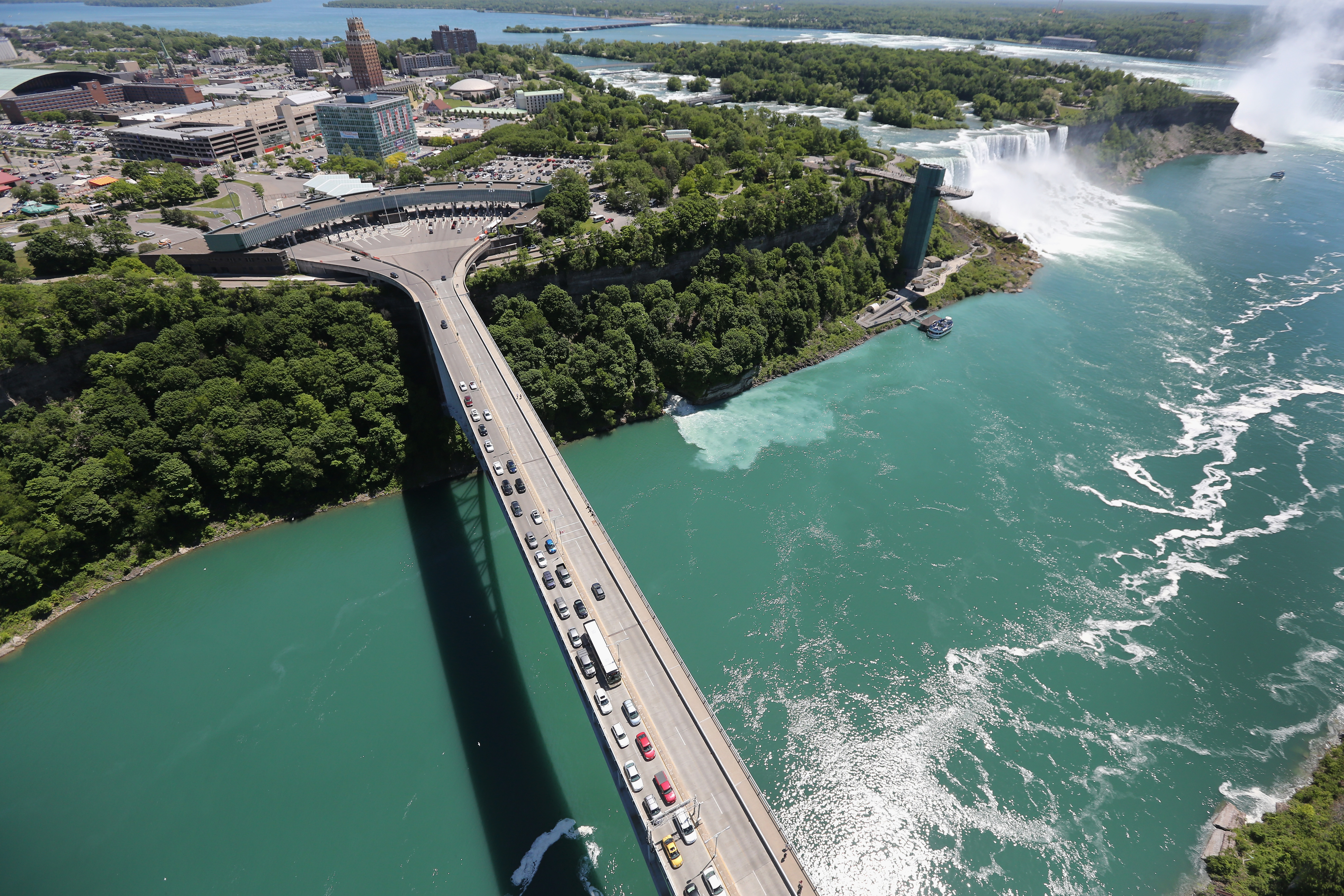 U.S.-Canada Border Along the Niagara River