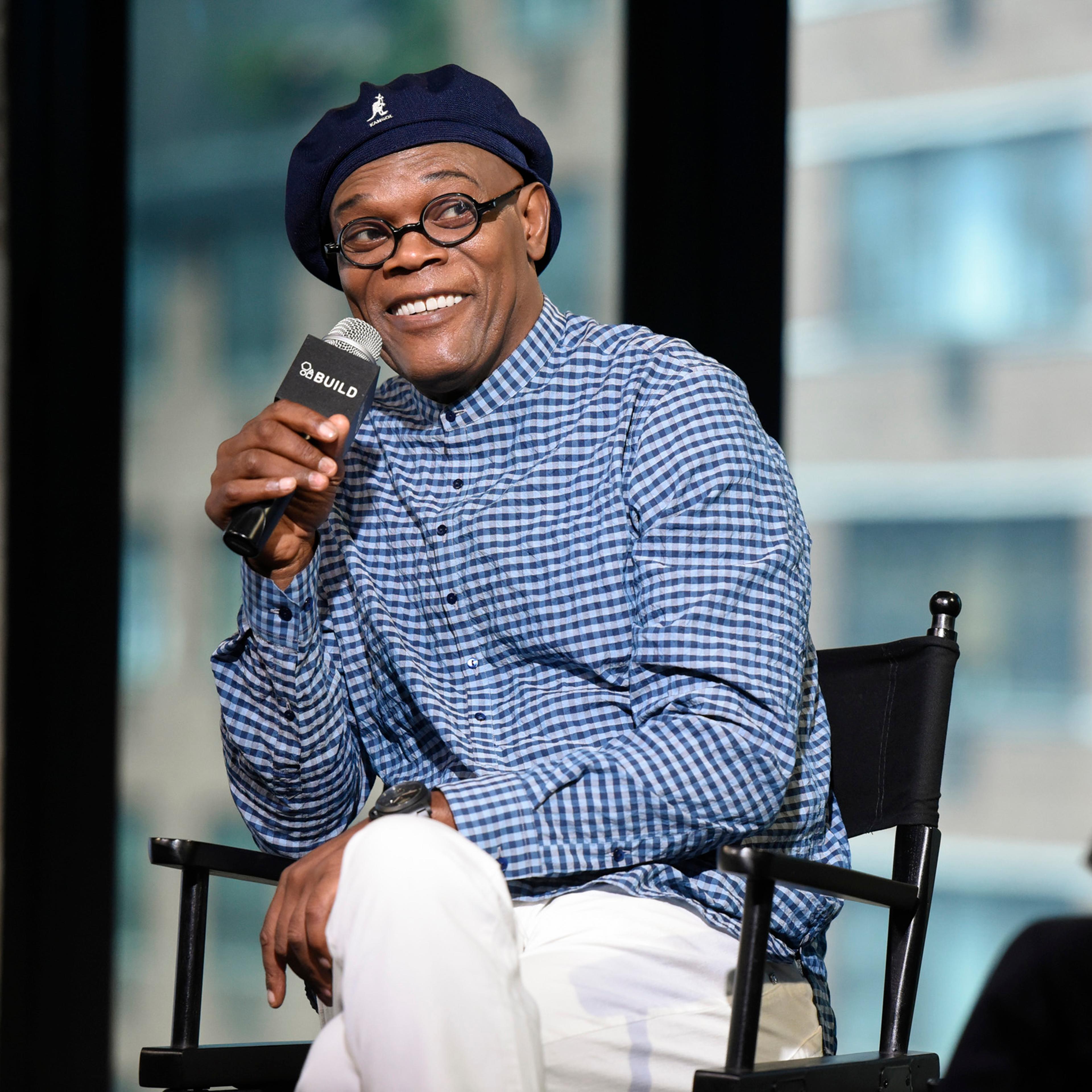 Samuel L. Jackson attends AOL Build Presents - Samuel L. Jackson from the new movie "The Legend Of Tarzan" at AOL Studios in New York City on June 29, 2016.