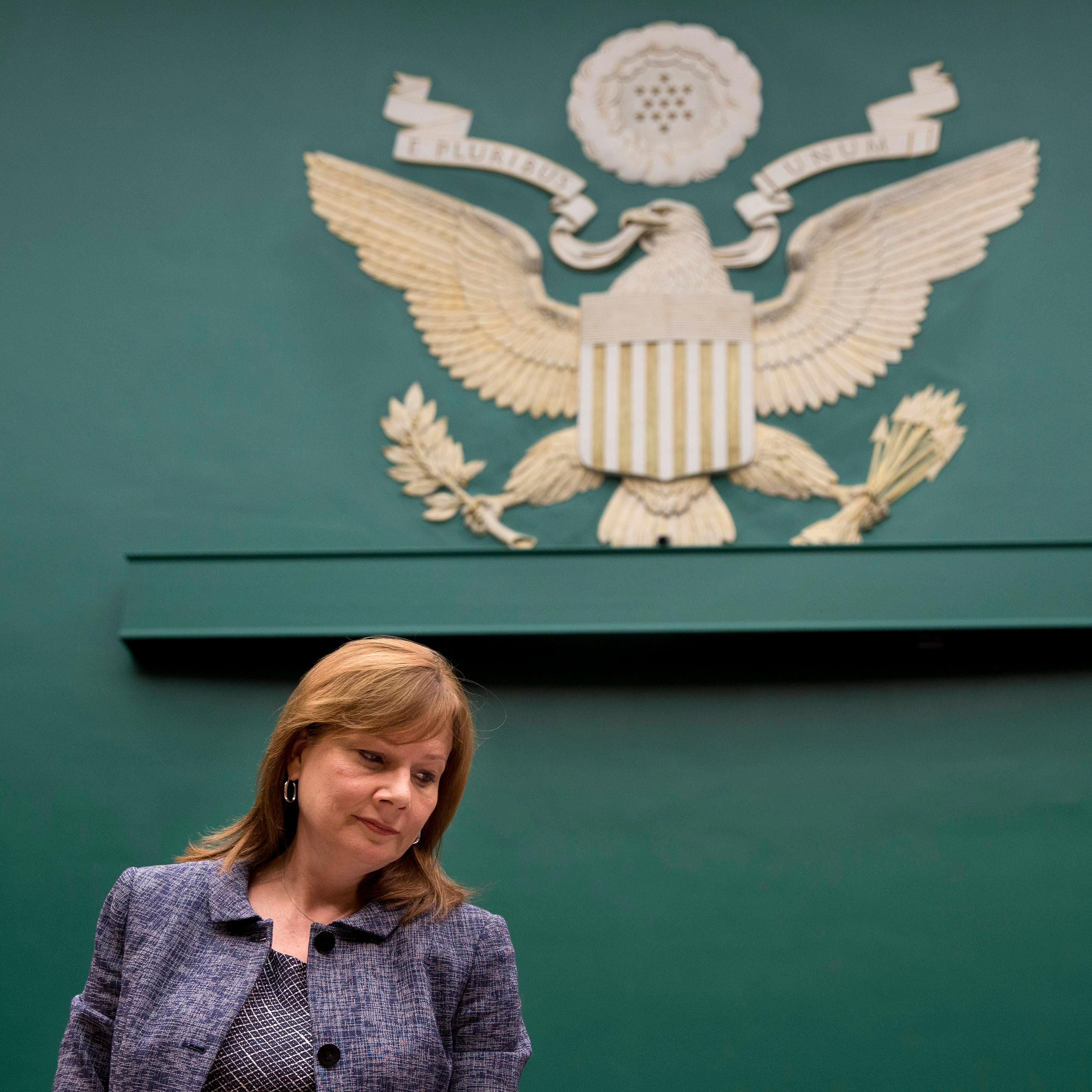 GM CEO Mary Barra testifies on Capitol Hill