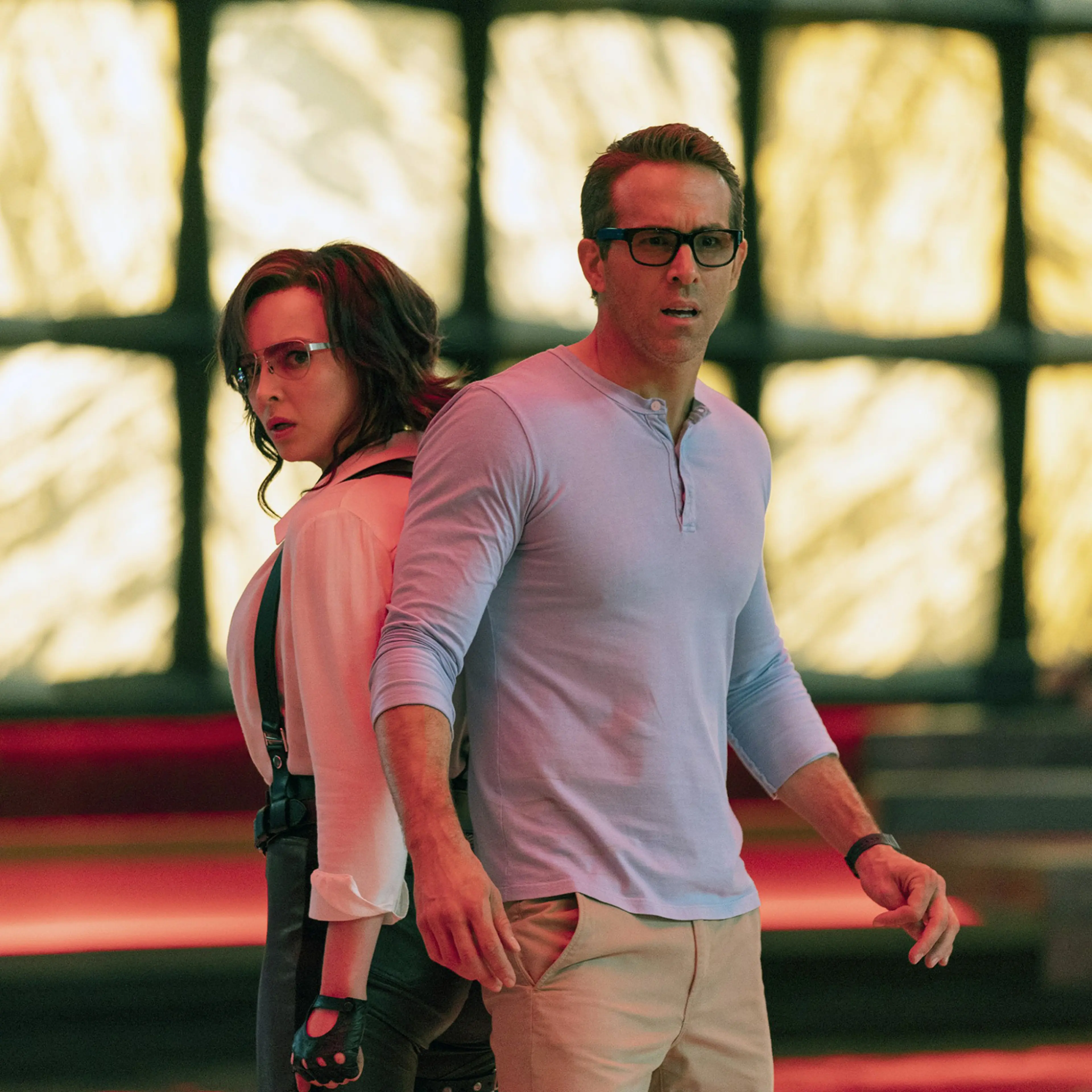 Jodie Comer, Ryan Reynolds, 2021.