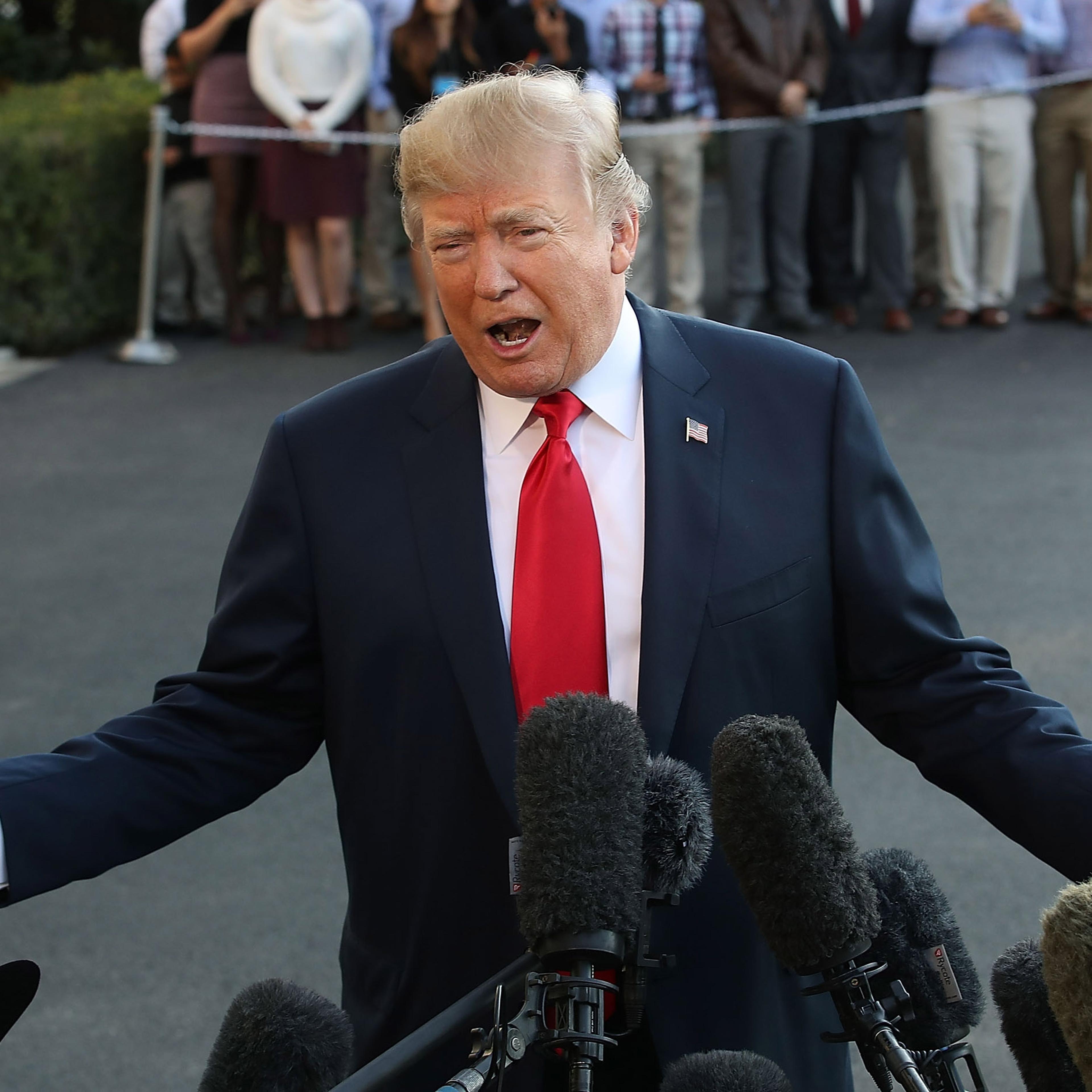 President And Mrs Trump Depart White House For 11-Day Trip To Asia