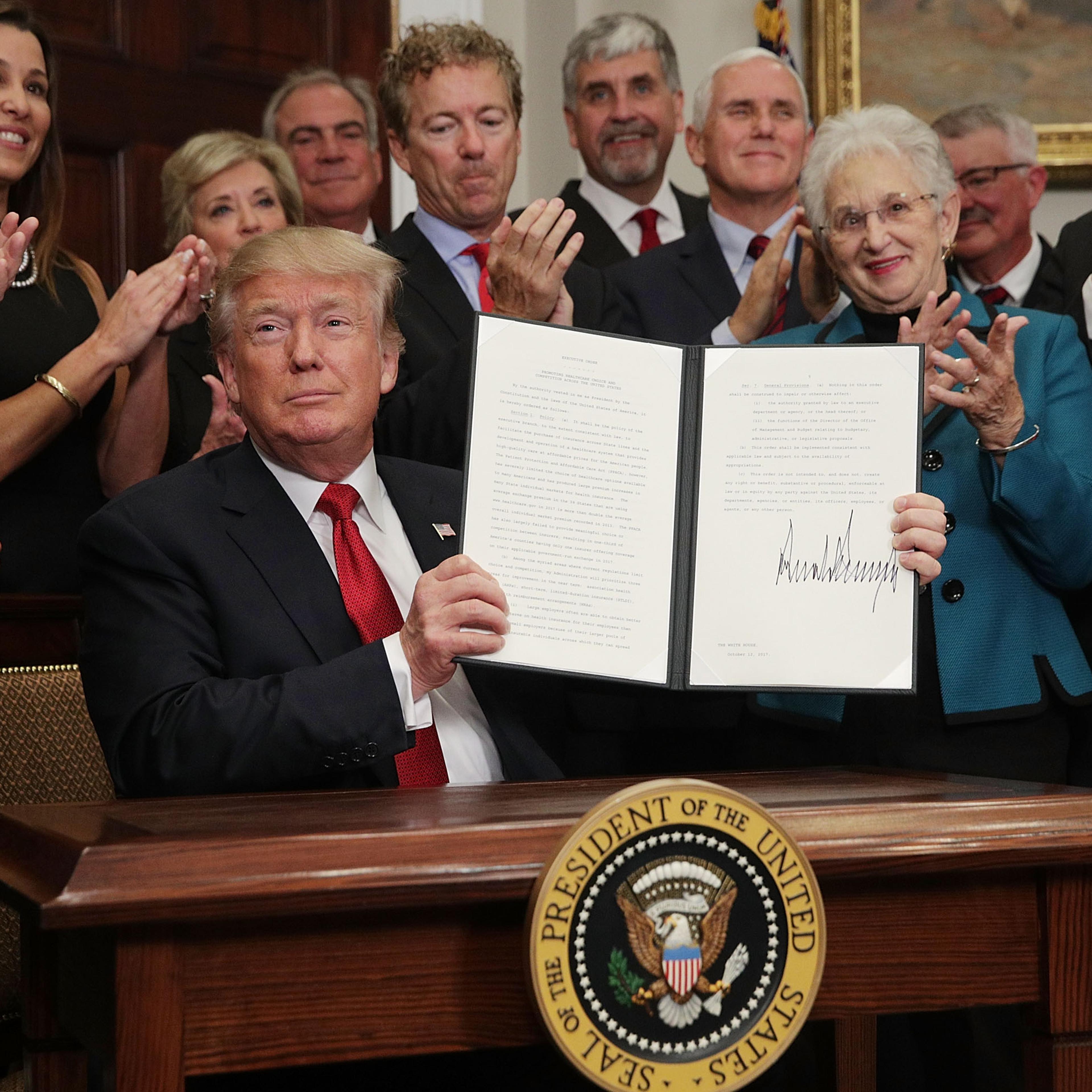 President Trump Obamacare