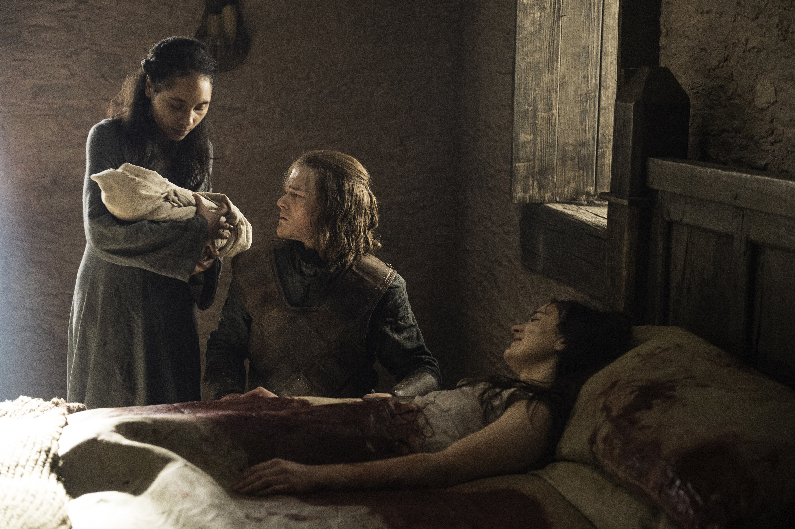Ned and Lyanna Stark in the Tower of Joy in Game of Thrones