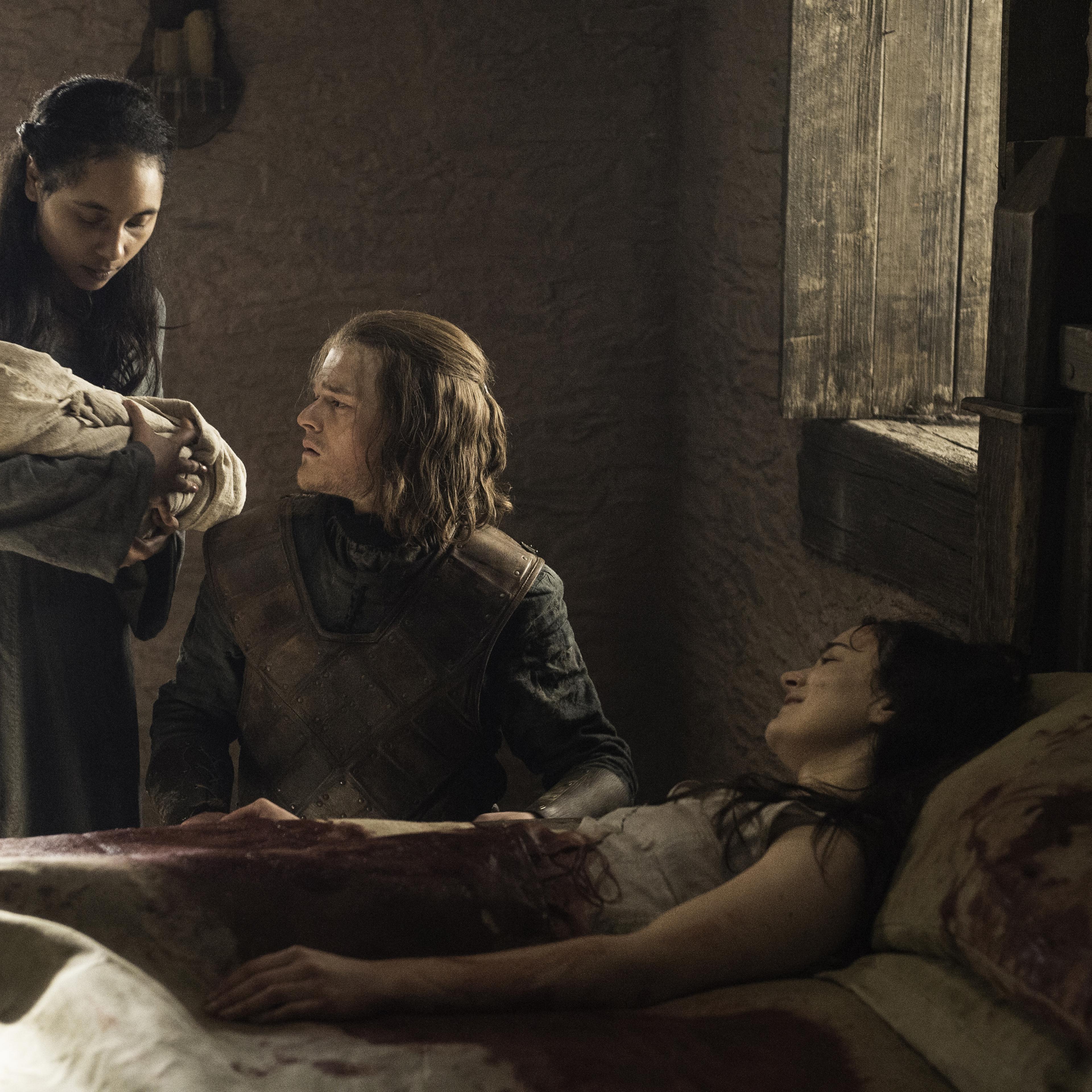 Ned and Lyanna Stark in the Tower of Joy in Game of Thrones