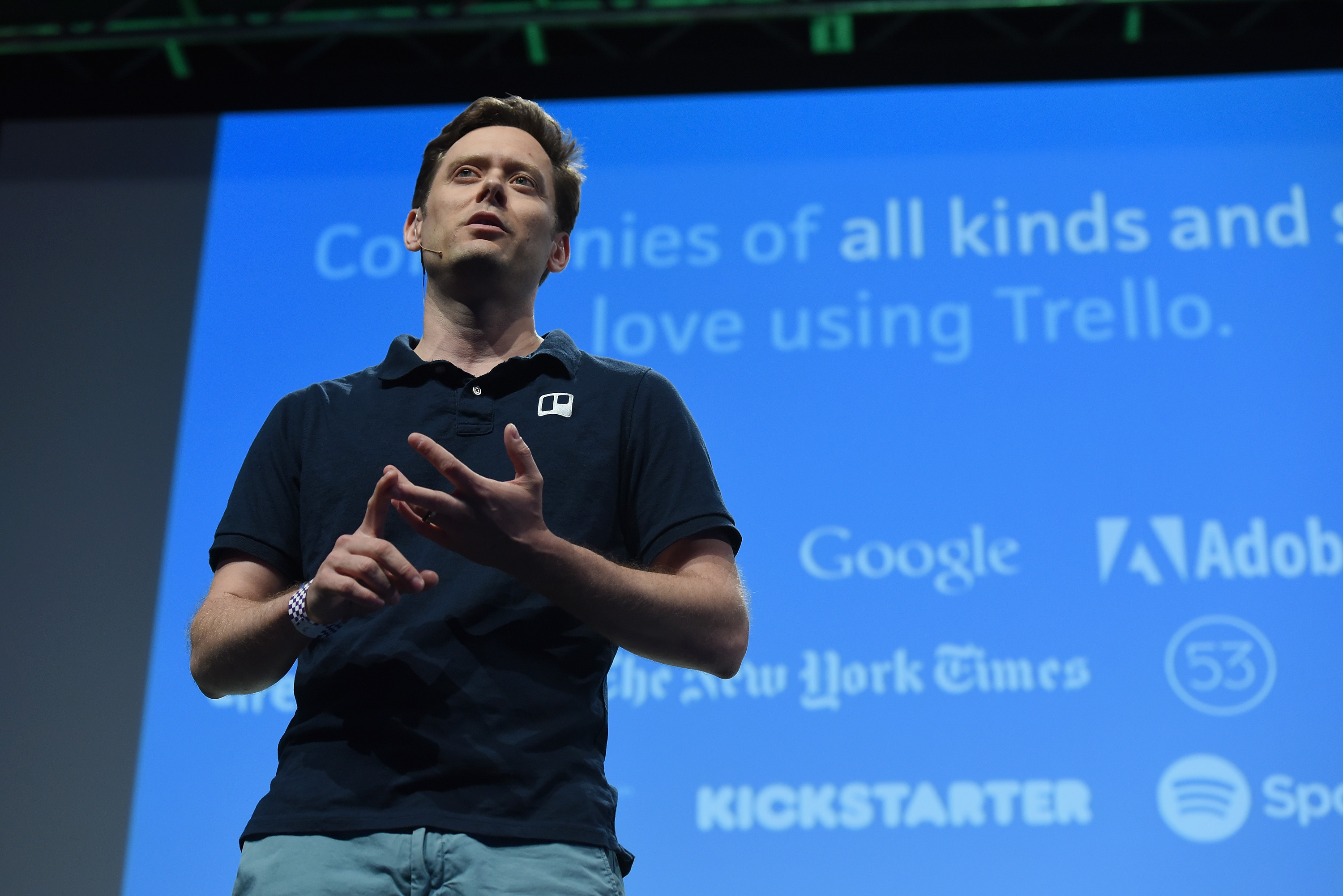 speaks onstage during TechCrunch Disrupt NY 2015 - Day 3 at The Manhattan Center on May 6, 2015 in New York City.