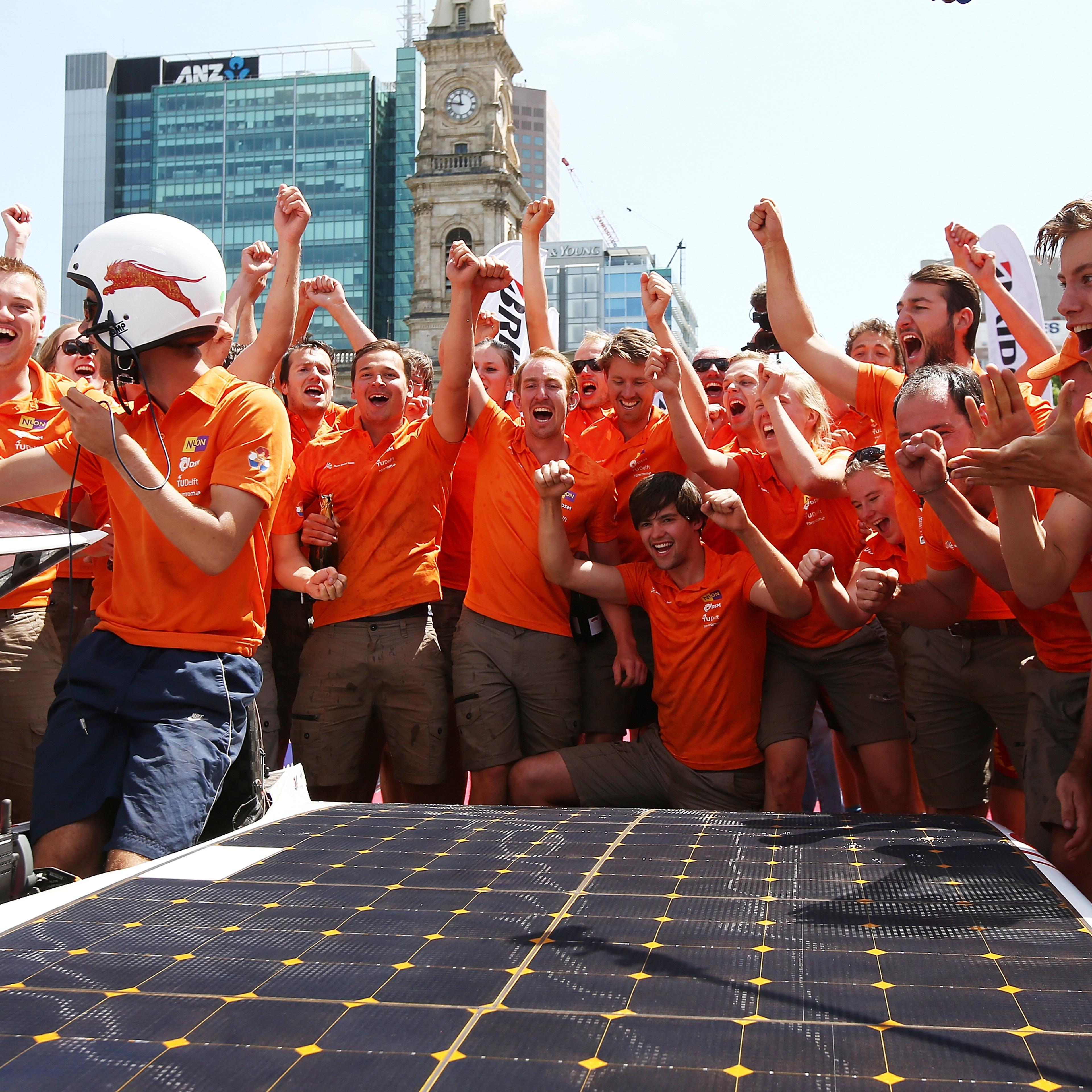 during the 2015 Bridgestone World Solar Challenge at XXXXXX on October 22, 2015 in Adelaide, Australia.