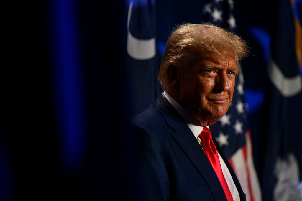 Former President Trump Speaks At The South Carolina GOP Silver Elephant Dinner In Columbia