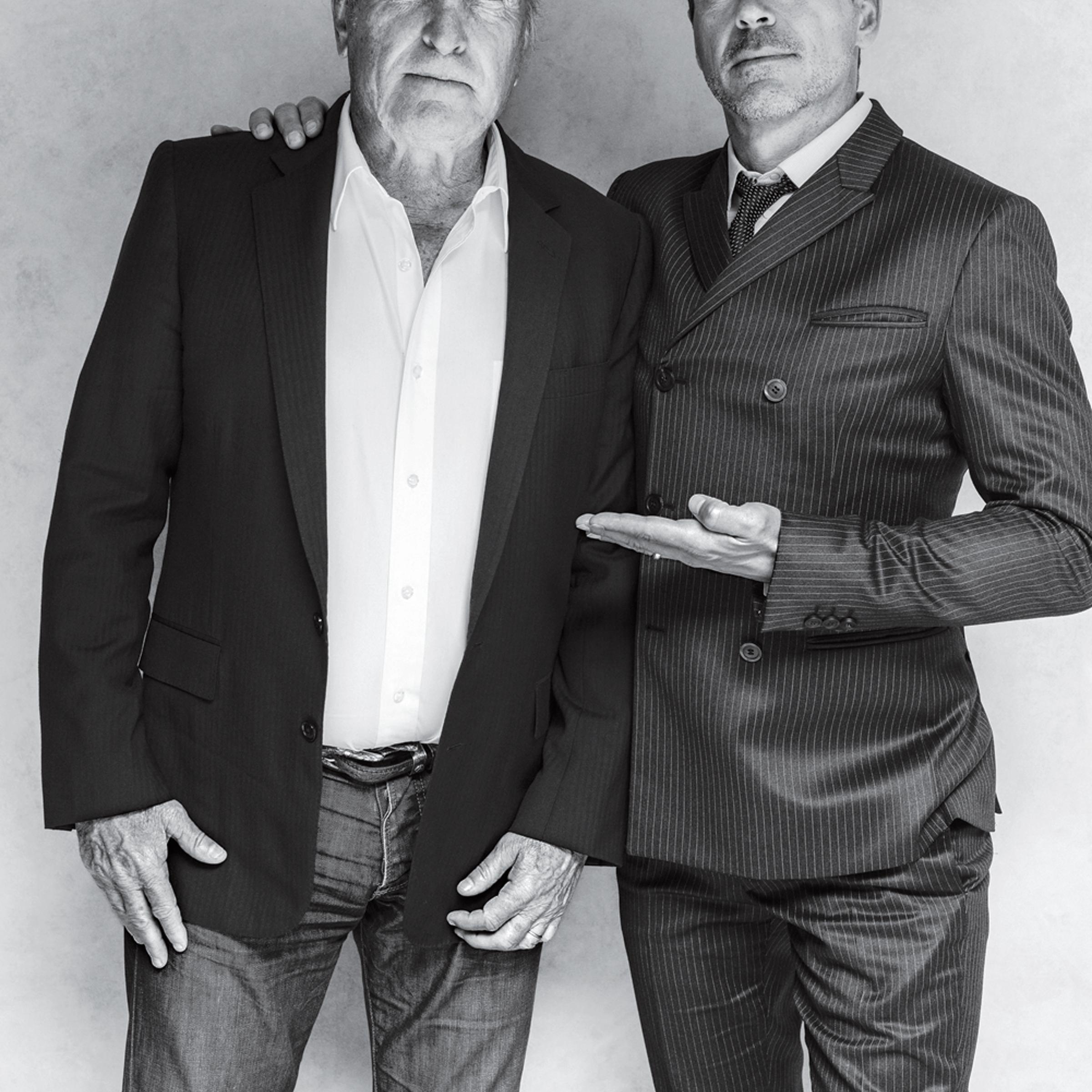 TORONTO, CANADA - SEPTEMBER 04: Actors Robert Downey Jr. and Robert Duvall are photographed for a Portrait Session at the 2014 Toronto Film Festival on September 4, 2014 in Toronto, Ontario. (Photo by Jeff Vespa/Contour by Getty Images)