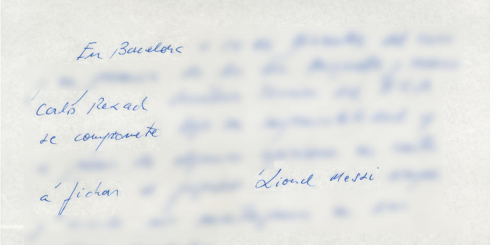 The Famous napkin will be offered by Bonhams in March