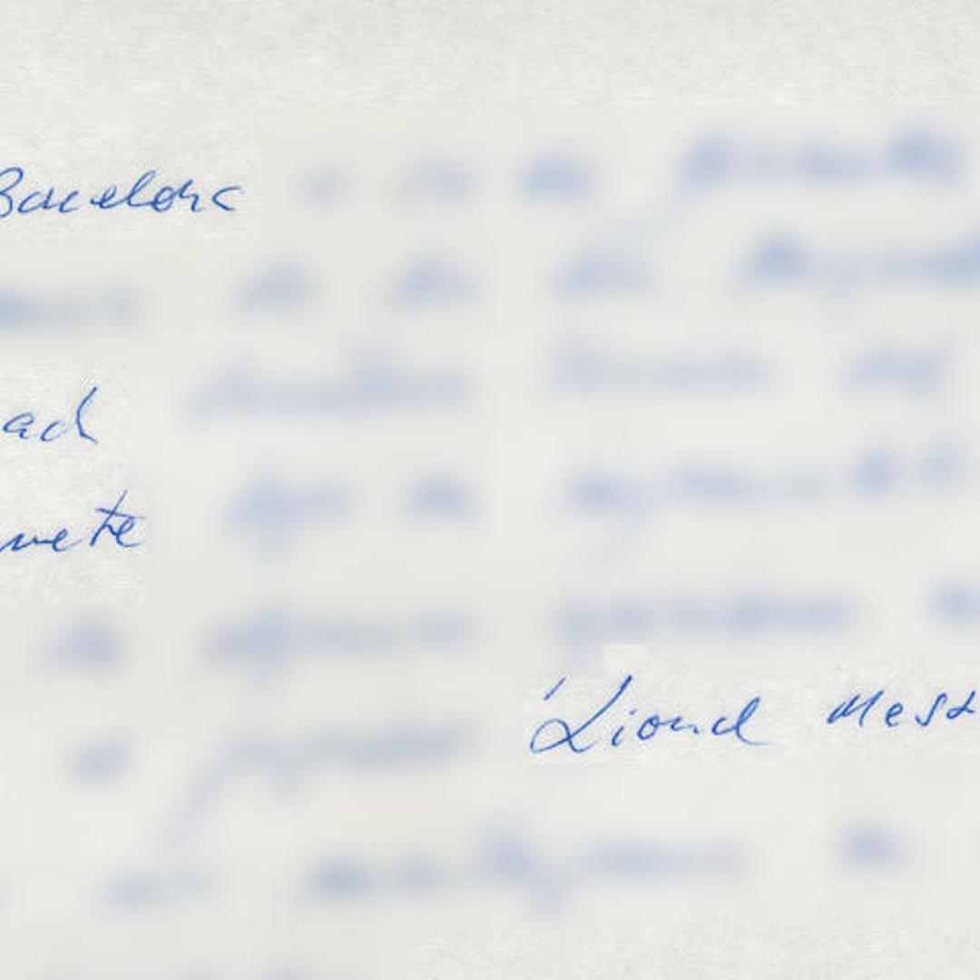 The Famous napkin will be offered by Bonhams in March