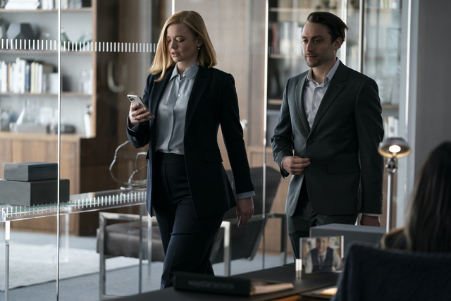 Sarah Snook and Kieran Culkin in 'Succession'