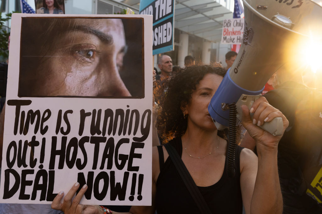 Hostage protest Israel August