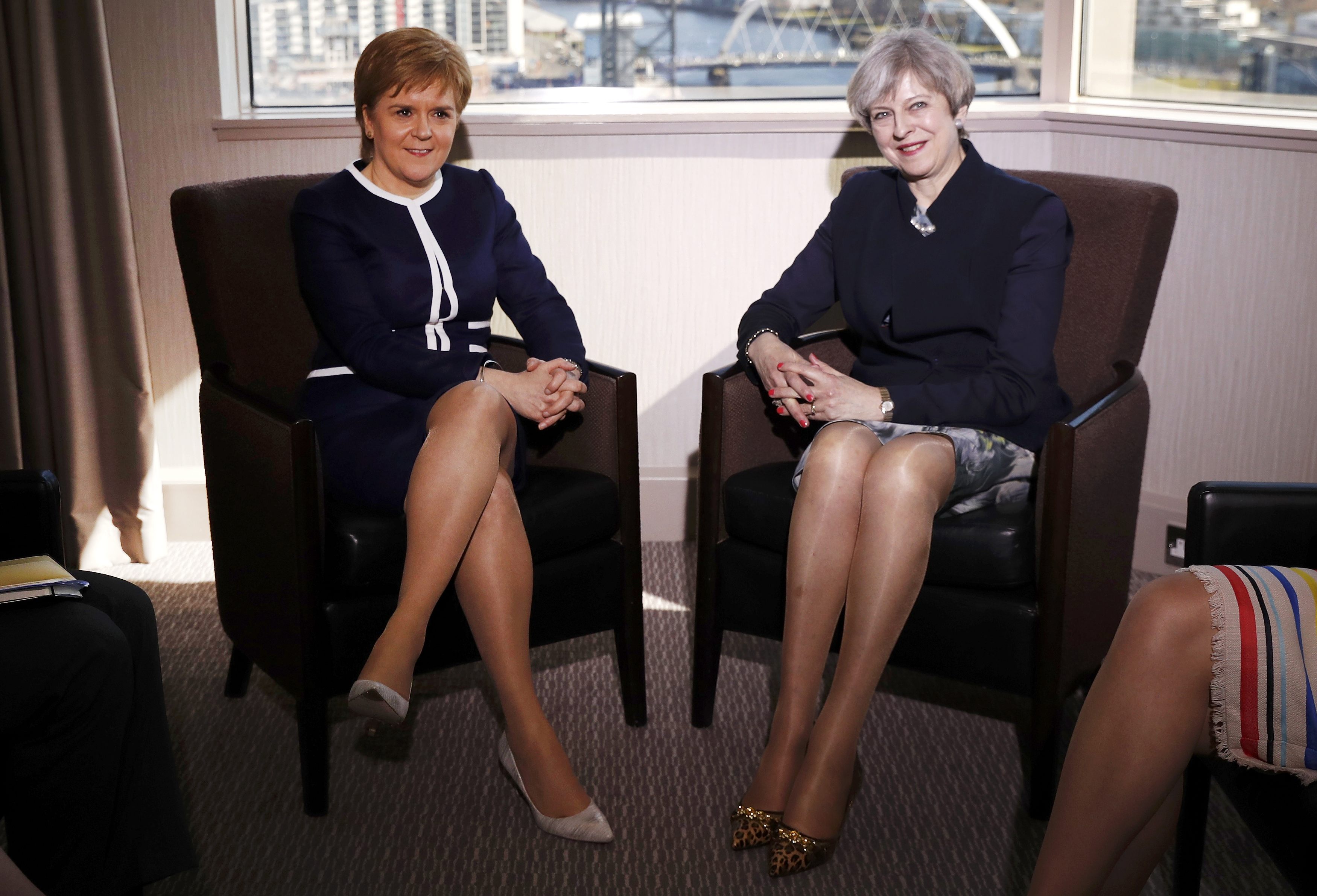 Theresa May Visits Scotland Ahead Of Triggering Article 50 Later This Week
