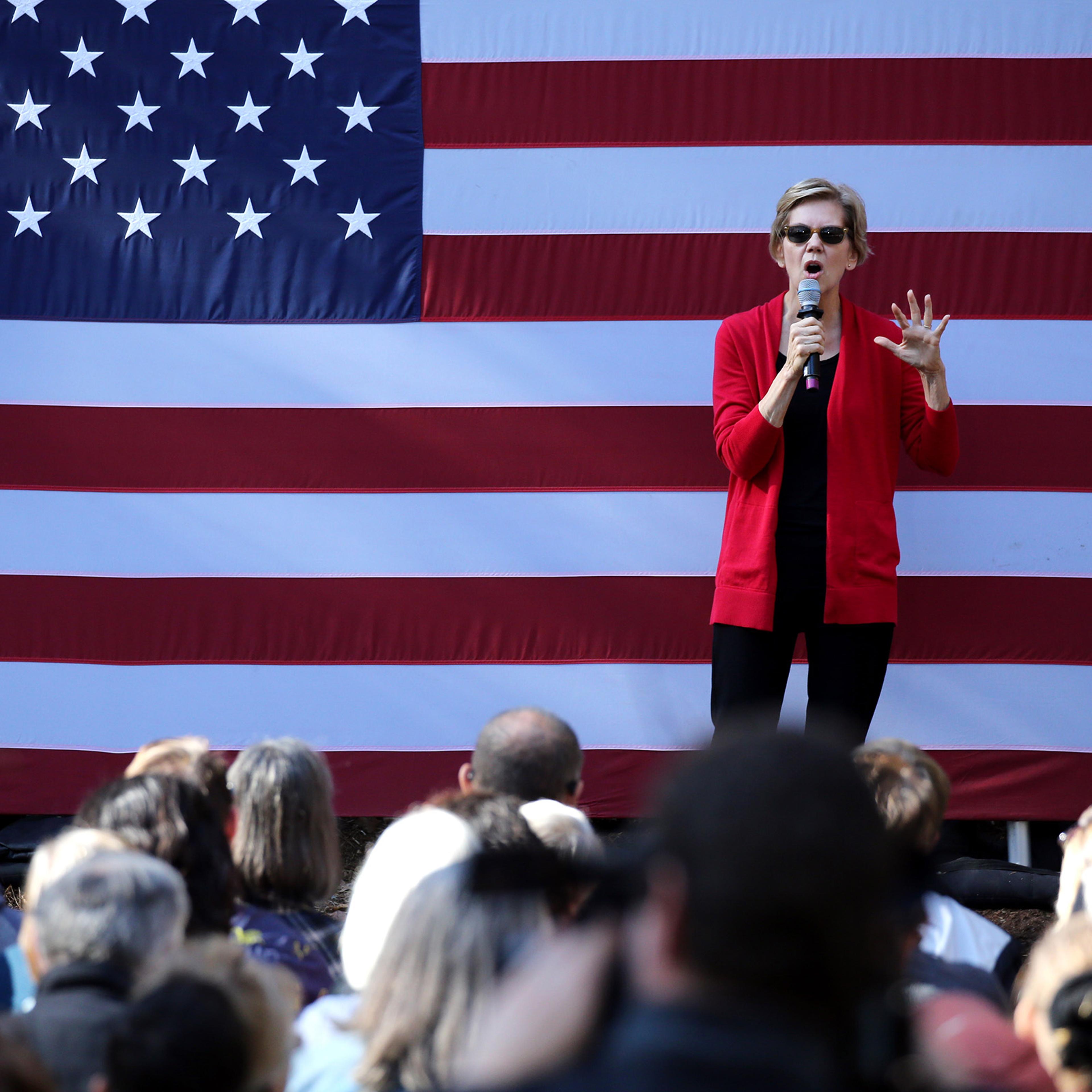 U.S. Senator And Presidential Candidate Elizabeth Warren