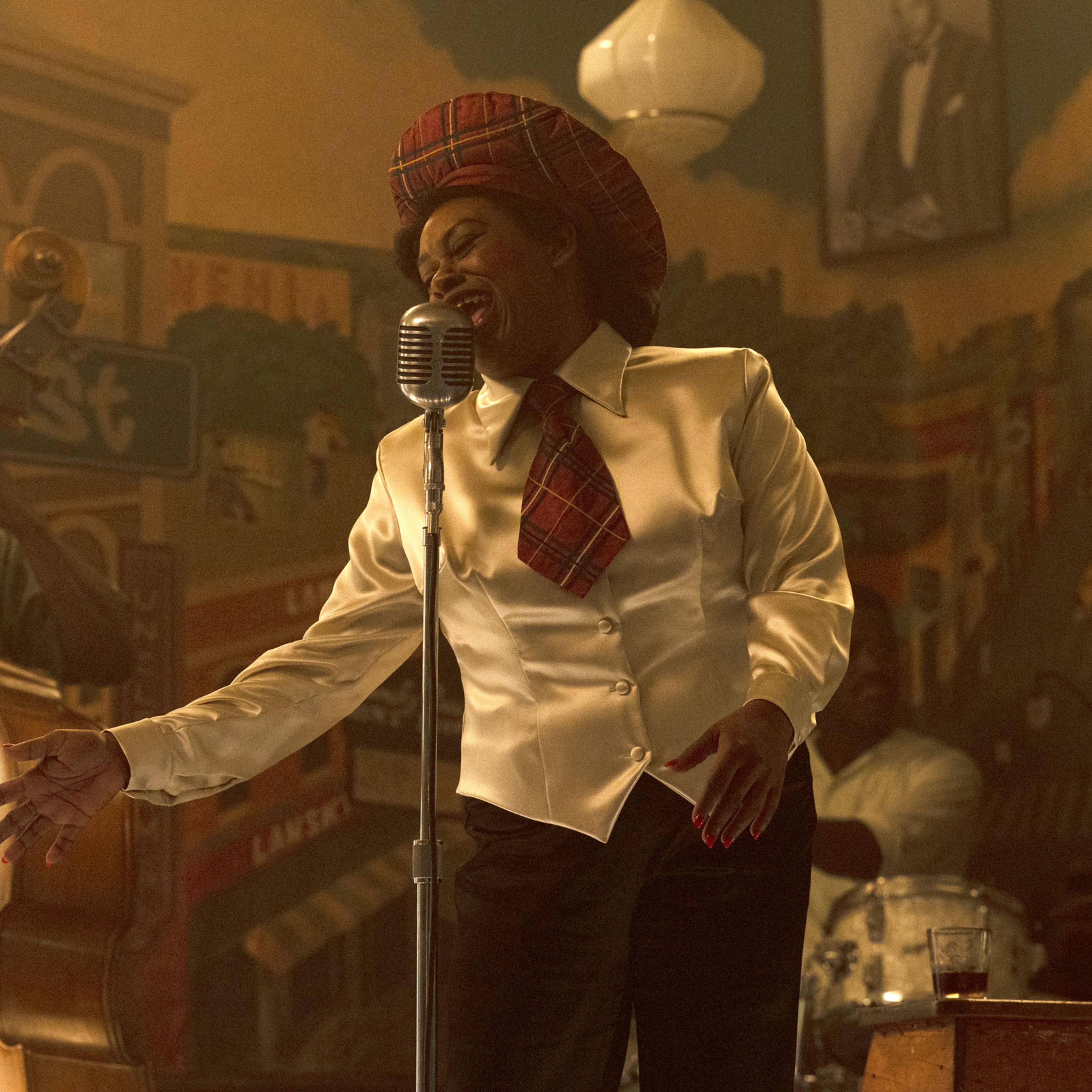Shonka Dukureh as Big Mama Thornton in Warner Bros. Pictures’ drama “Elvis.”