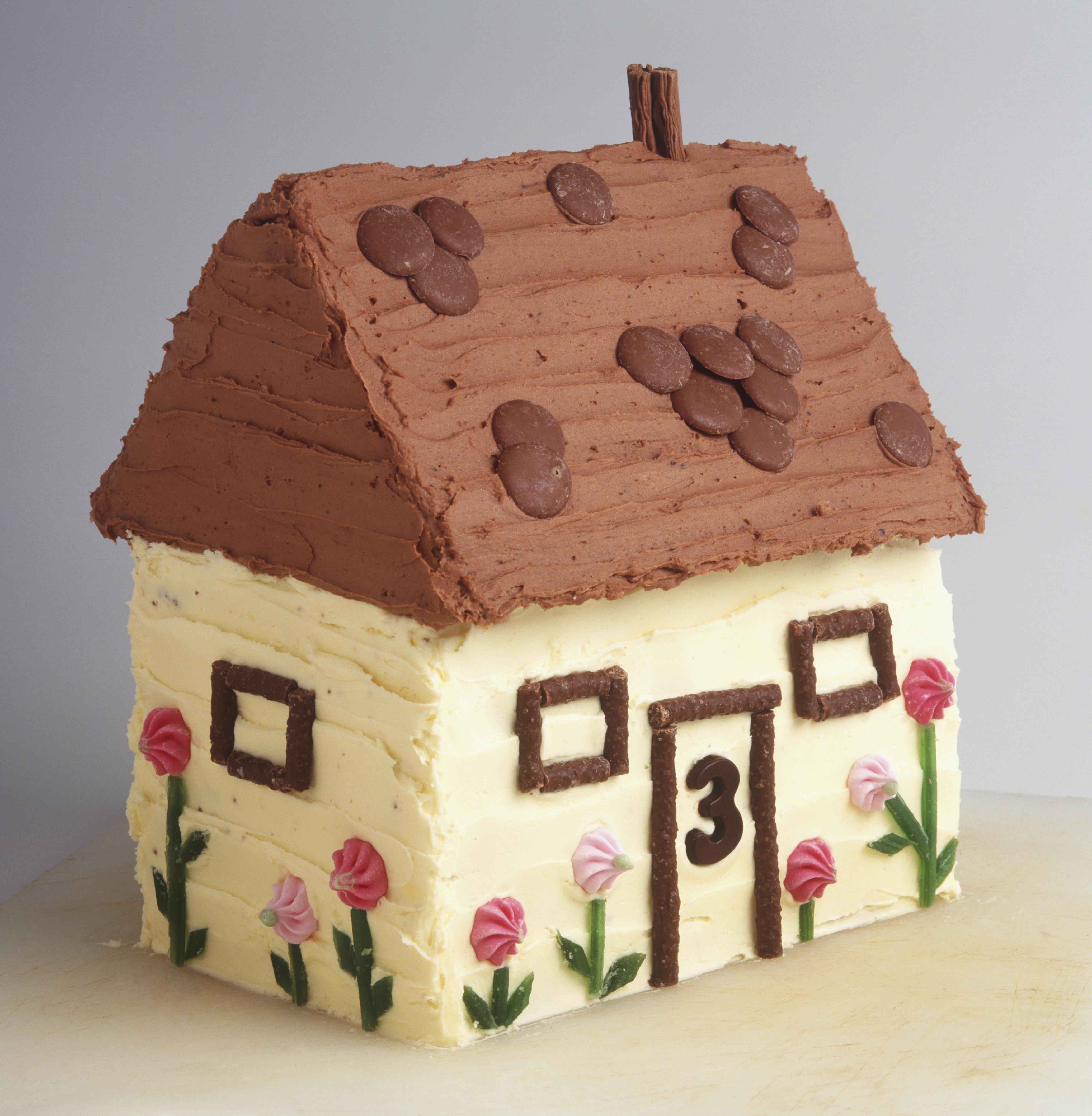 House made from food