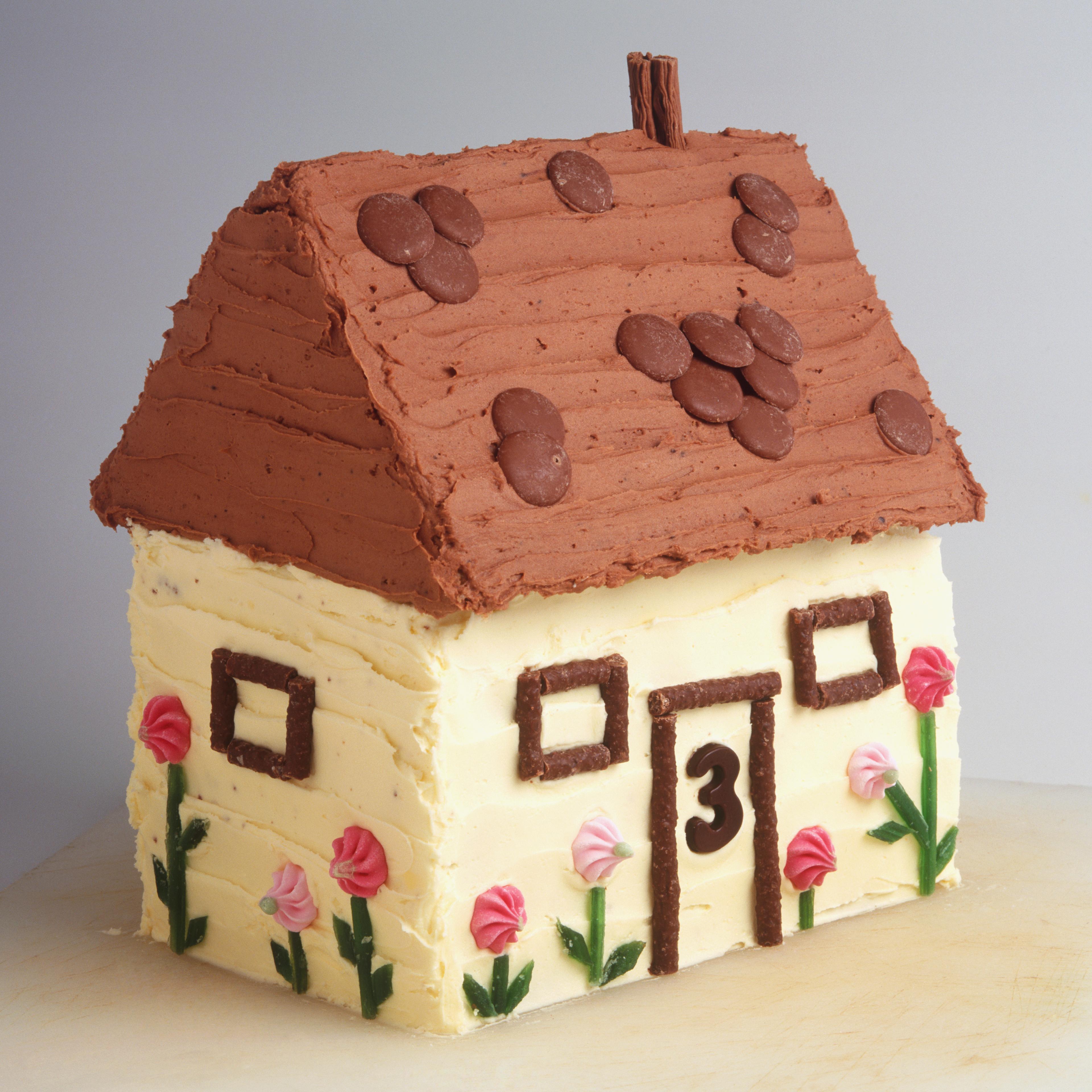 House made from food